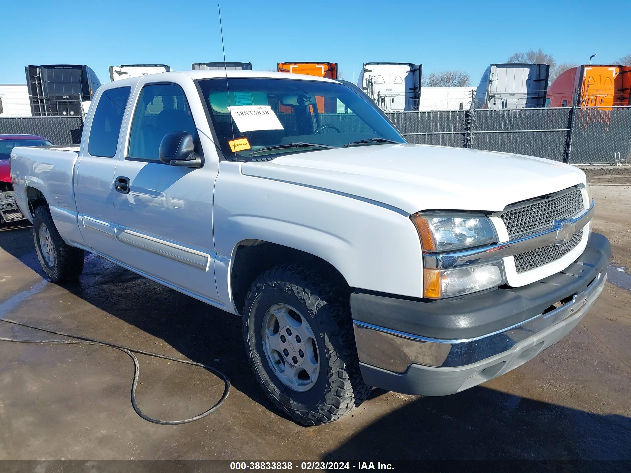 CHEVROLET SILVERADO 2003 1gcek19t03e380922