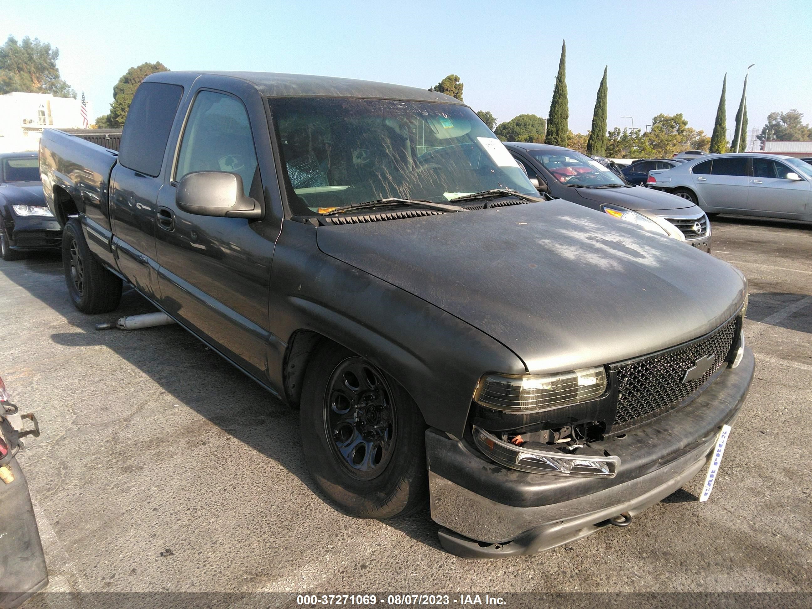 CHEVROLET SILVERADO 2002 1gcek19t12e231160