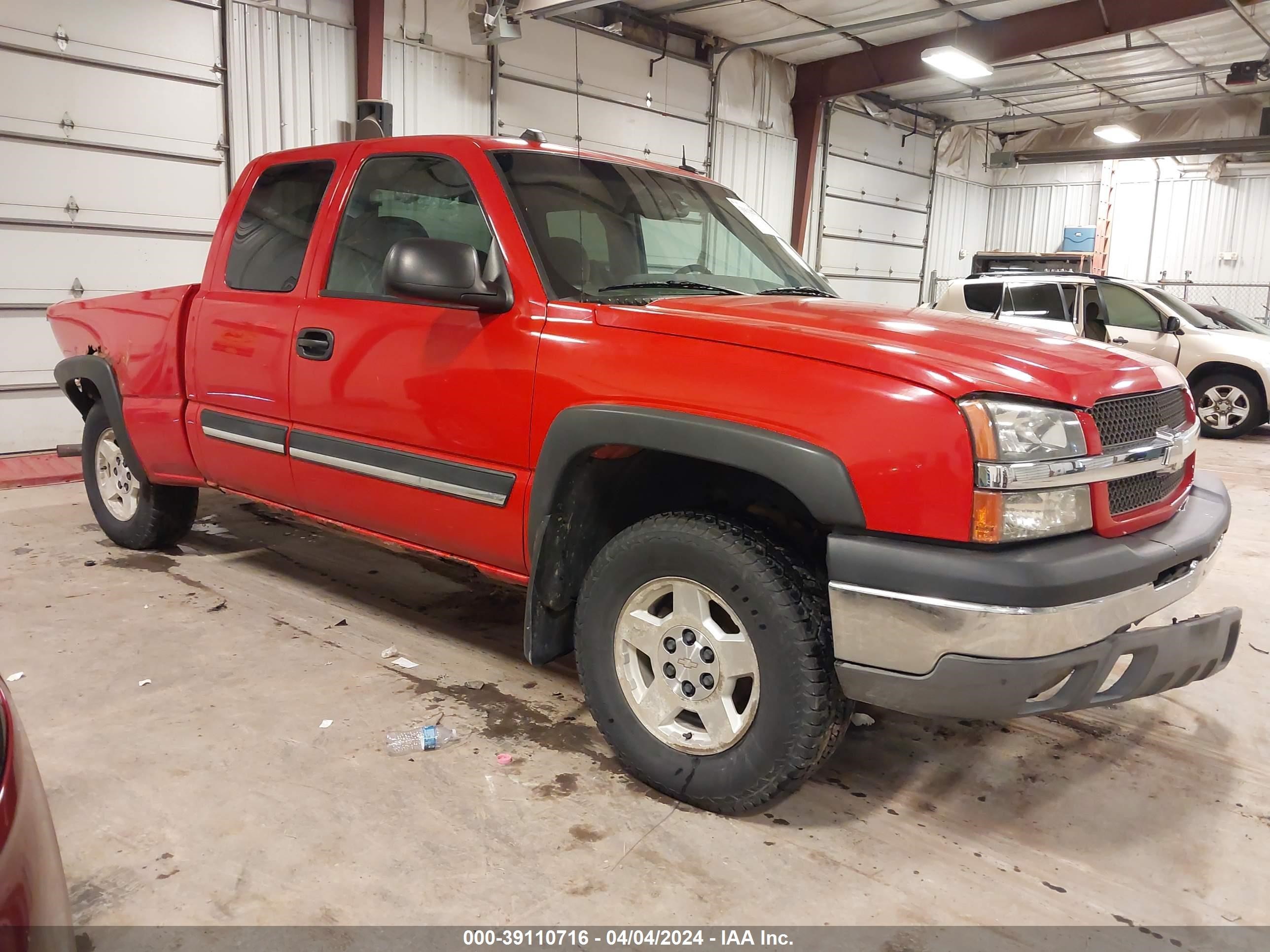 CHEVROLET SILVERADO 2004 1gcek19t14e128596