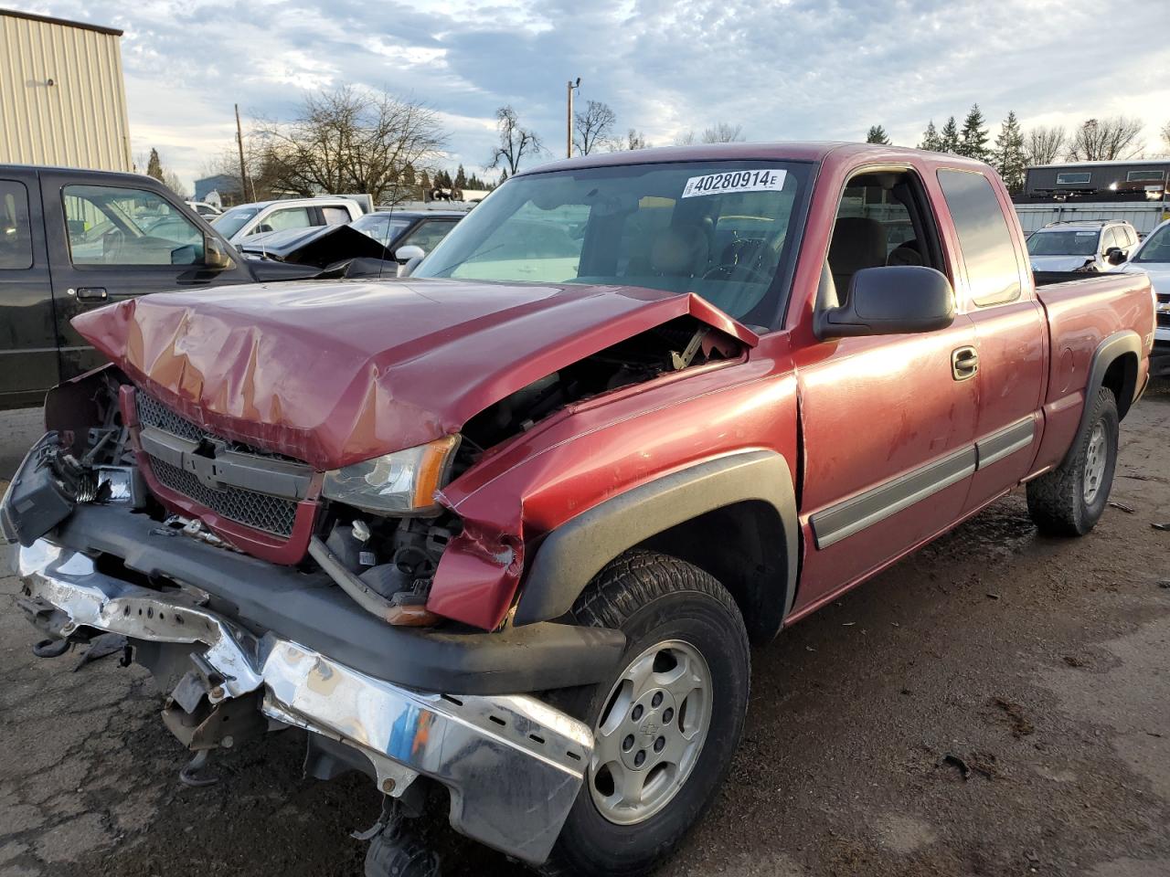 CHEVROLET SILVERADO 2004 1gcek19t14e156978