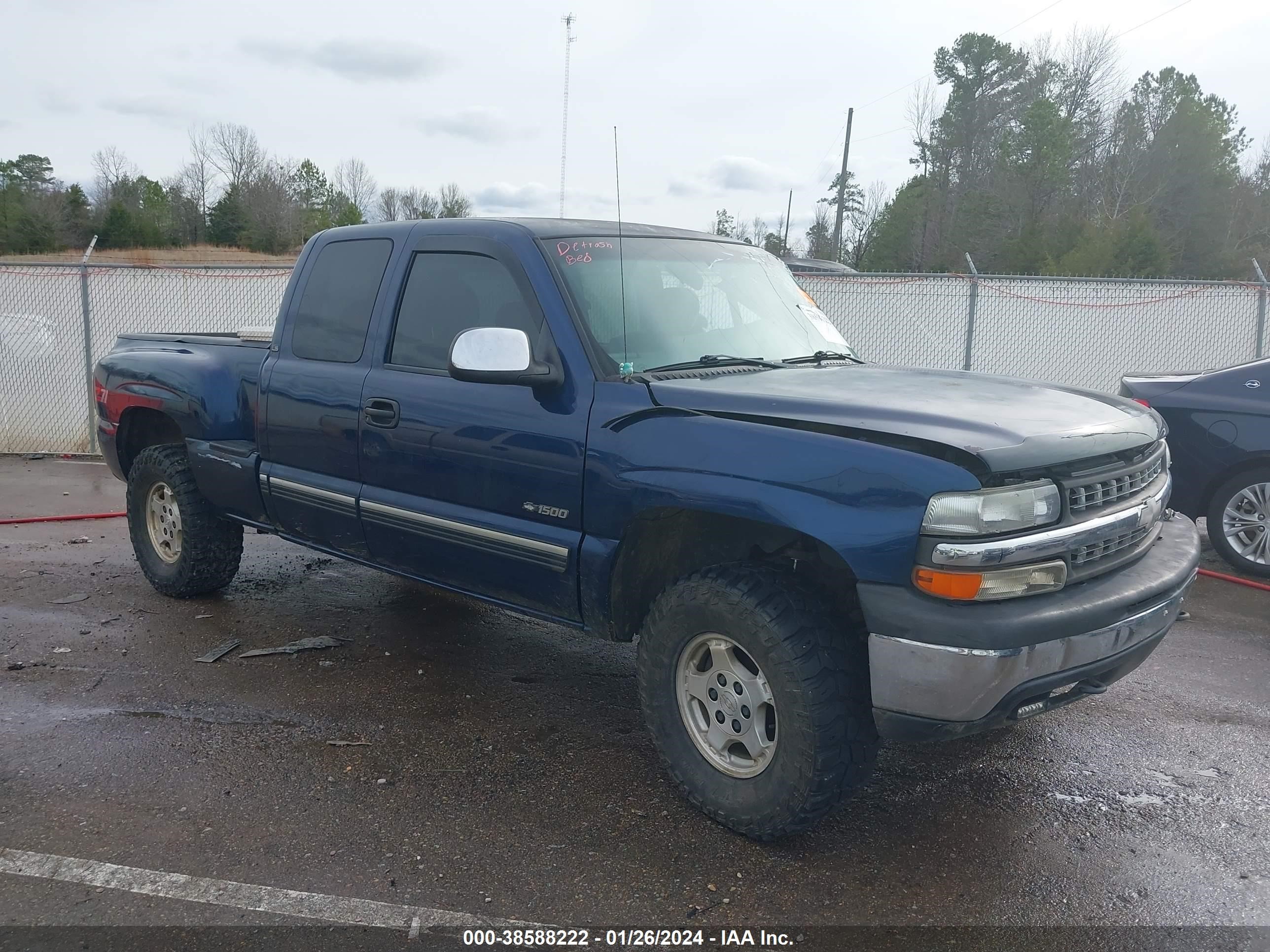 CHEVROLET SILVERADO 1999 1gcek19t2xz126000