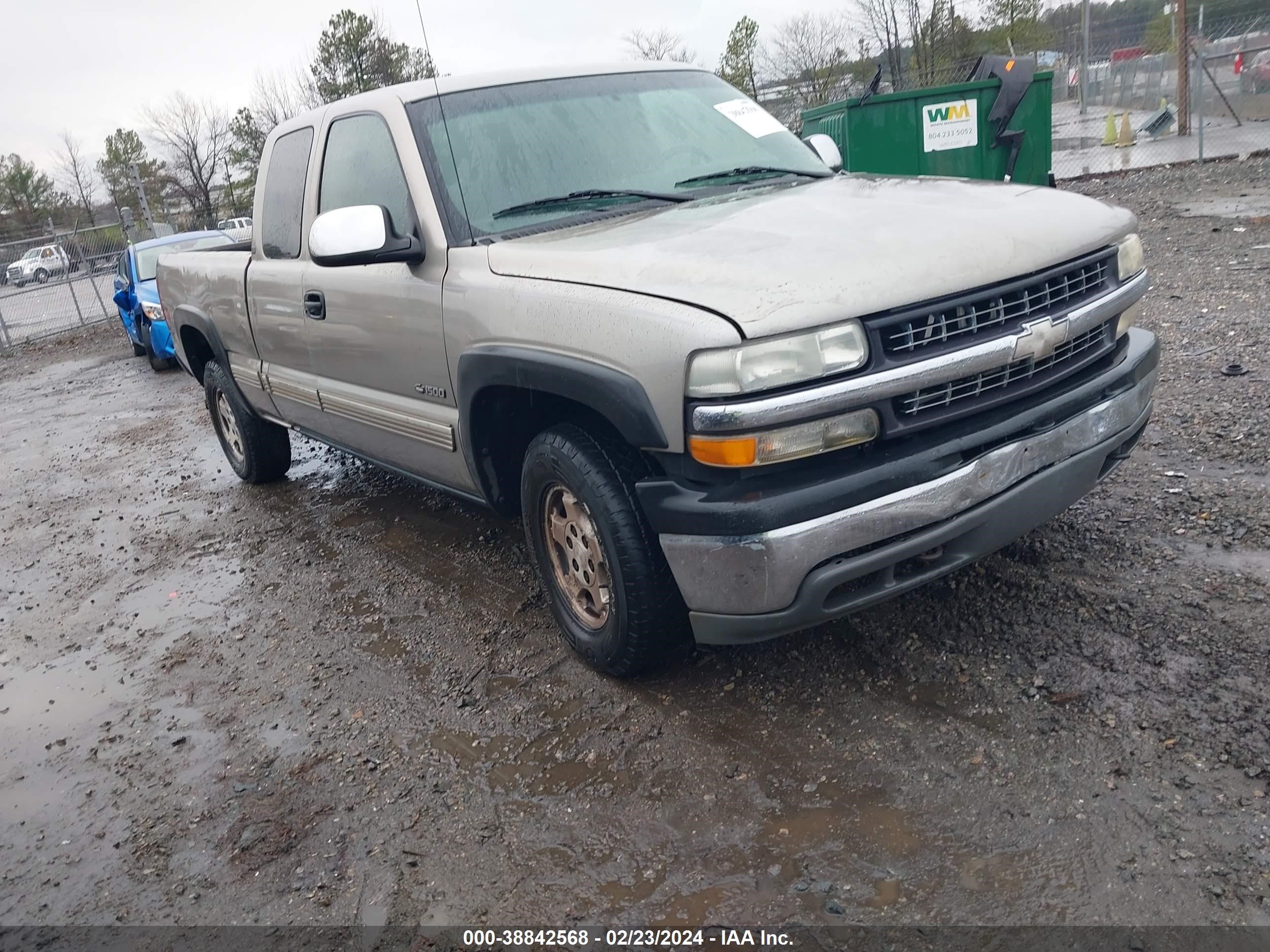 CHEVROLET SILVERADO 2001 1gcek19t41e104904