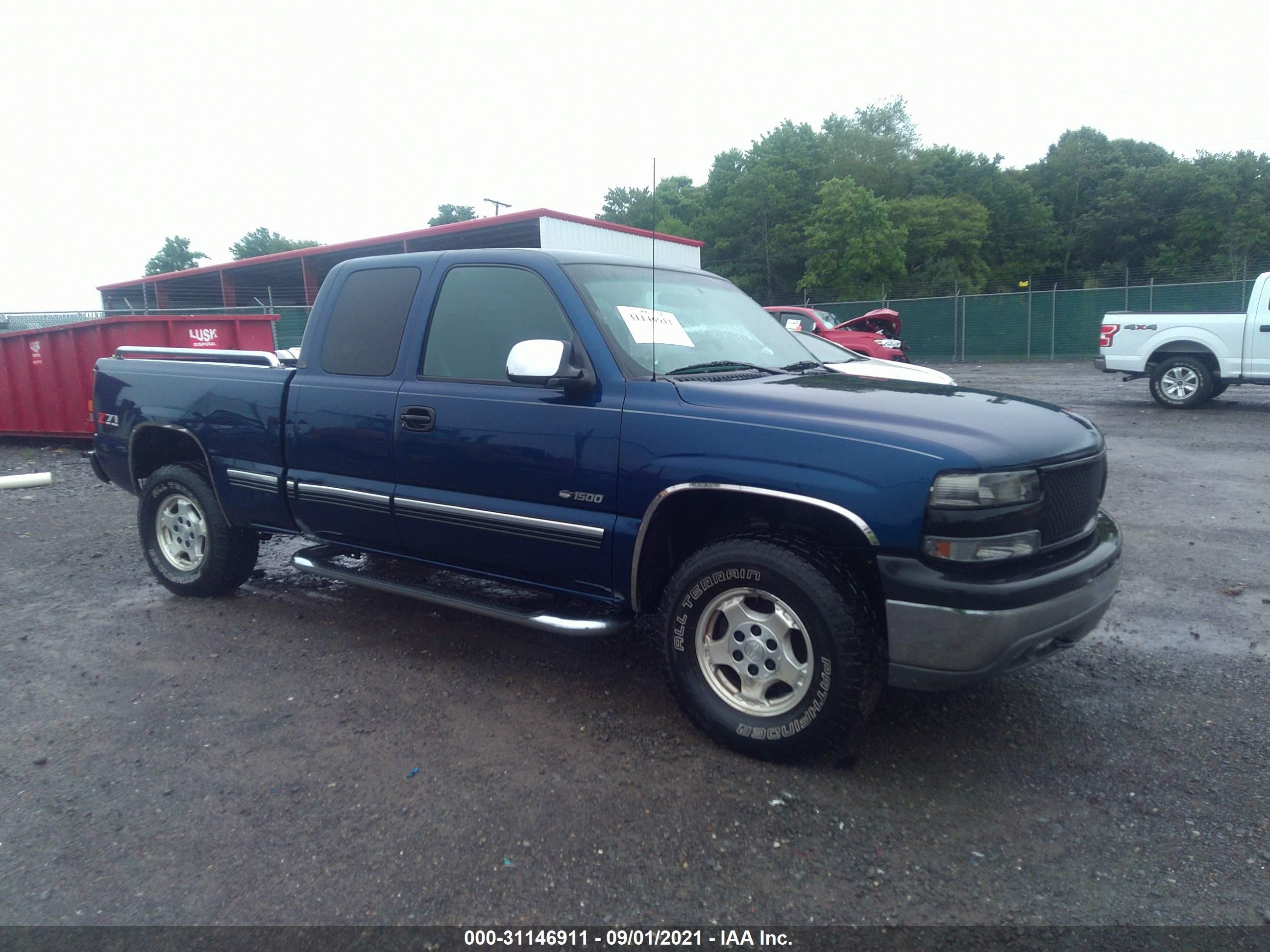 CHEVROLET SILVERADO 2002 1gcek19t42e110221