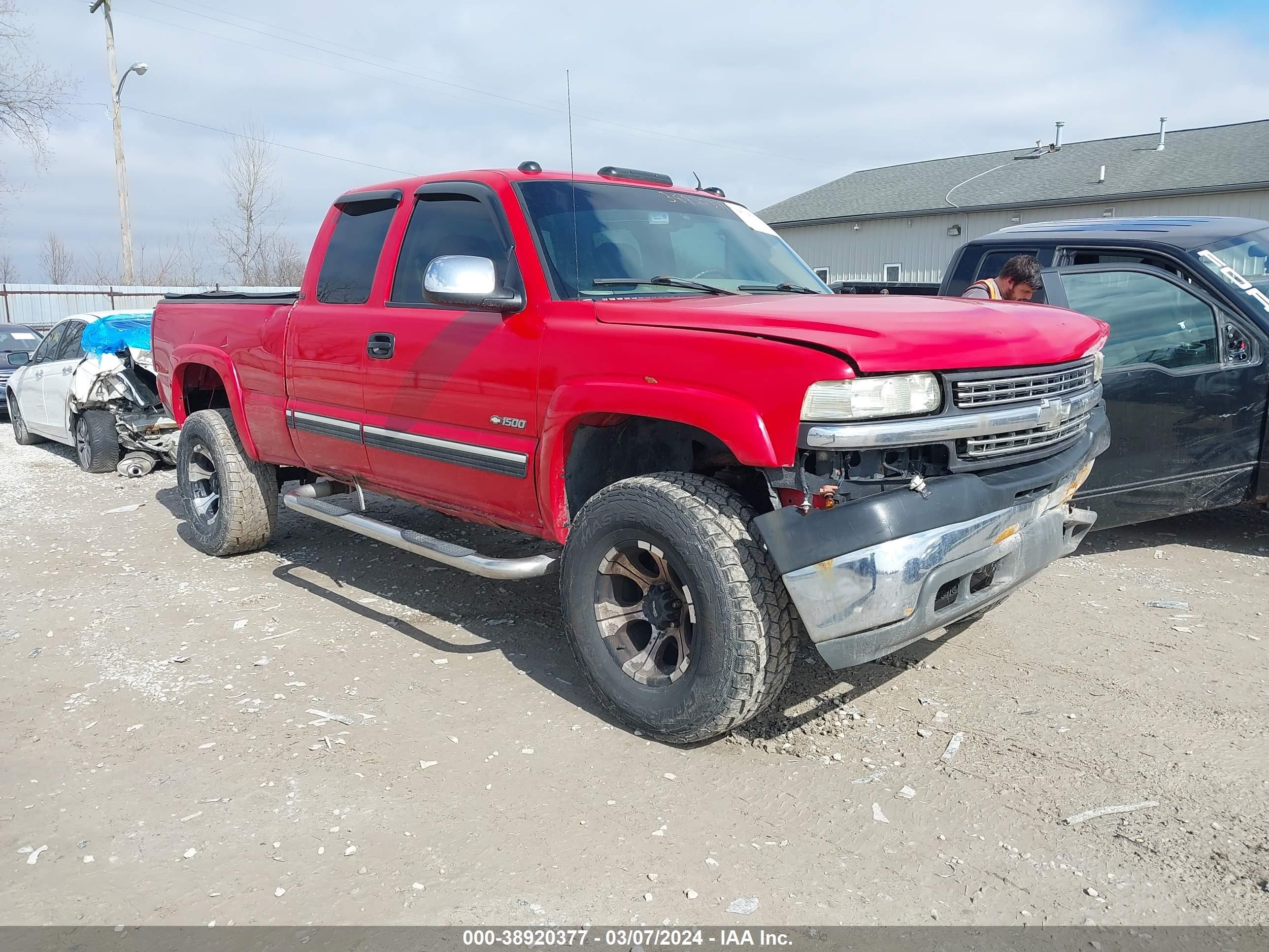 CHEVROLET SILVERADO 2002 1gcek19t42z227273