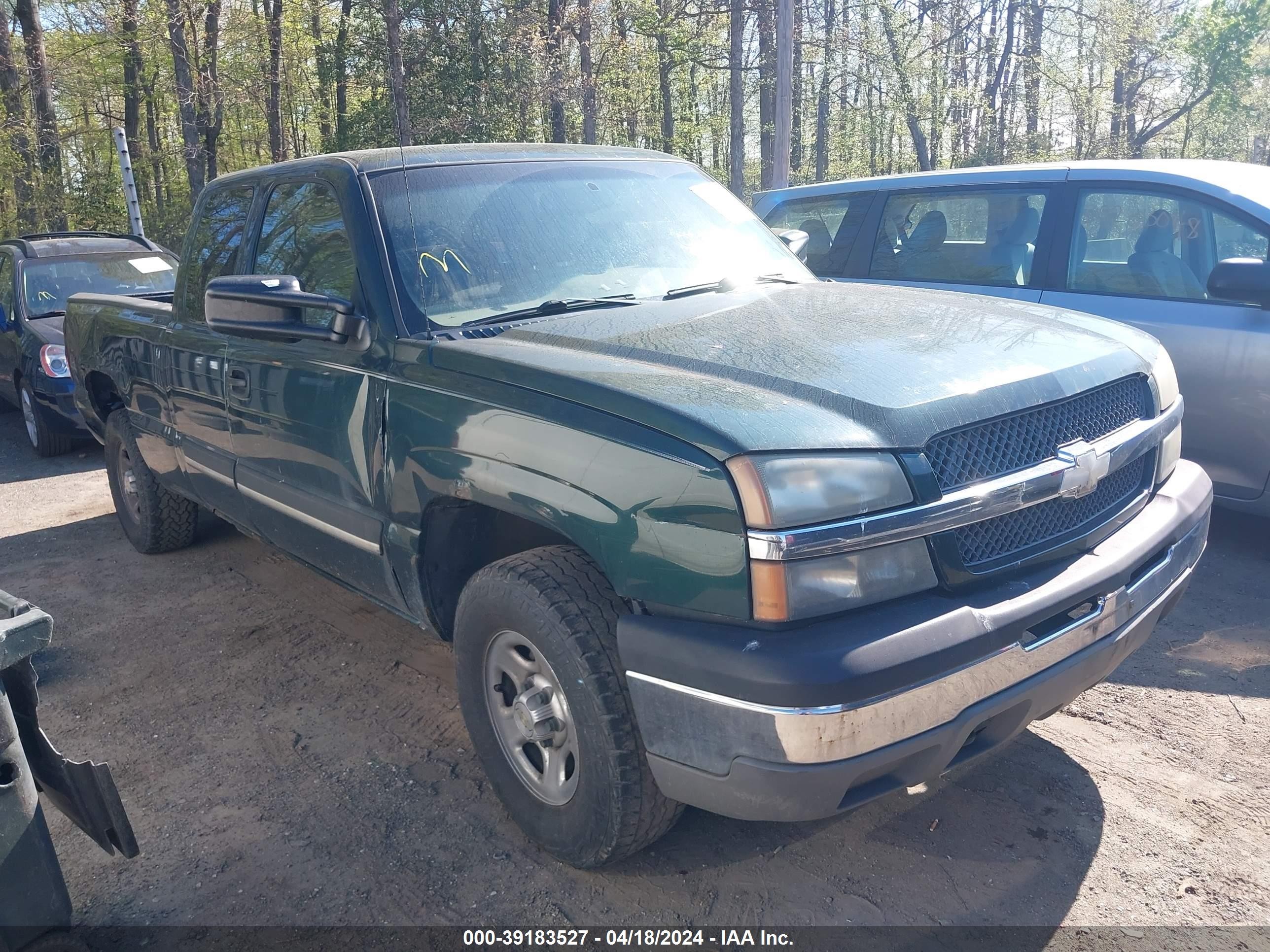 CHEVROLET SILVERADO 2004 1gcek19t44e328825