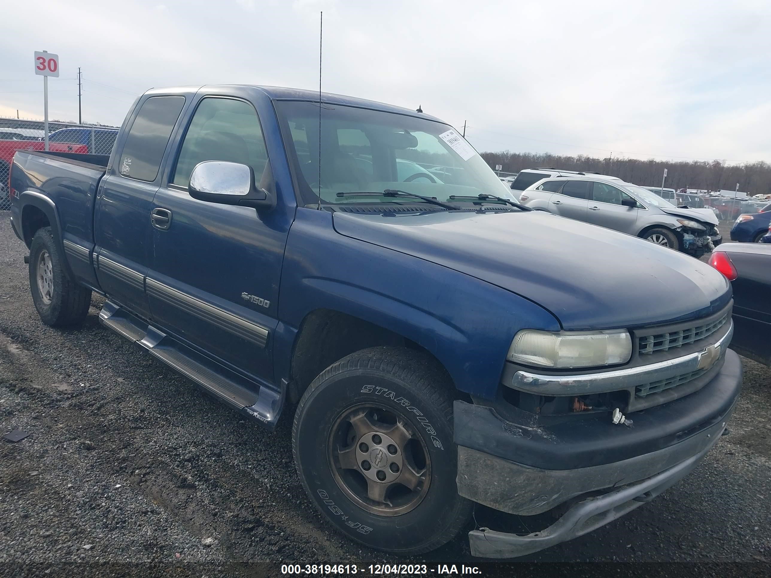 CHEVROLET SILVERADO 2001 1gcek19t61e202431