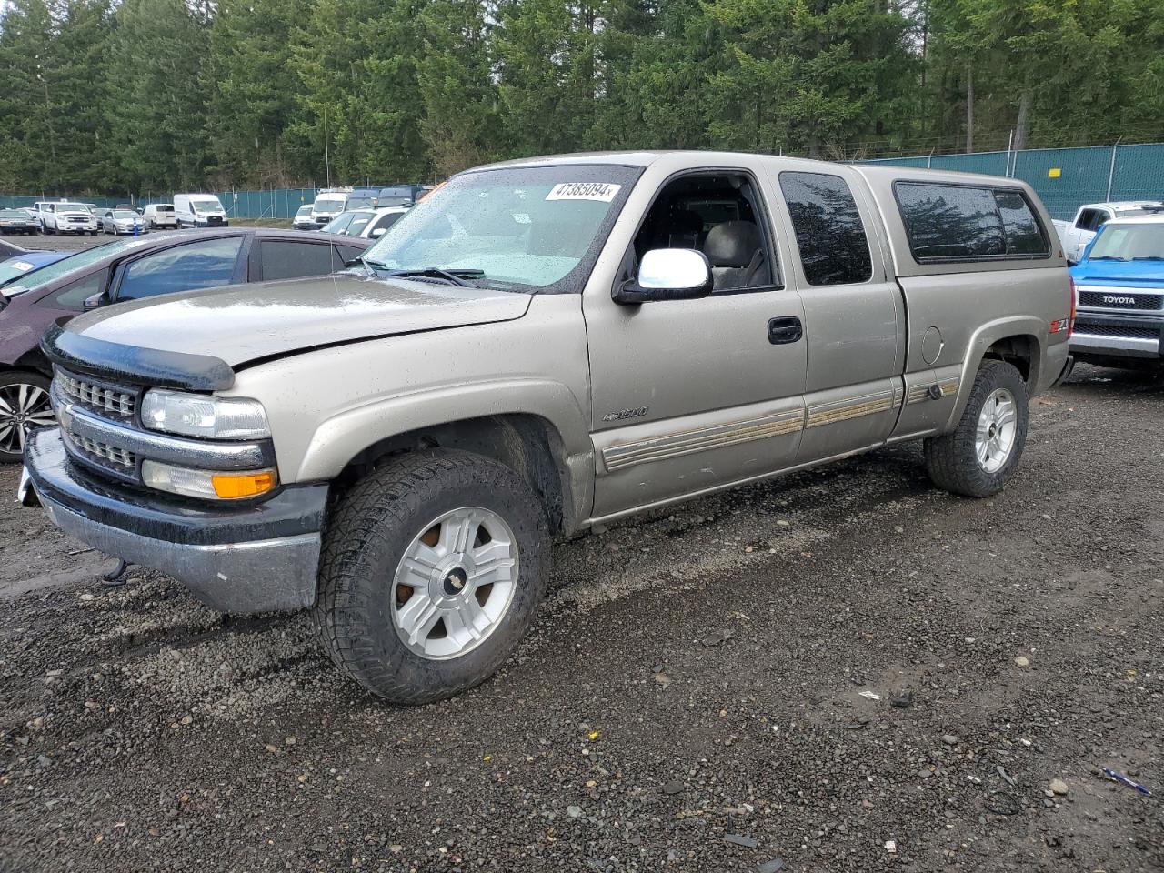 CHEVROLET SILVERADO 2001 1gcek19t61e209721