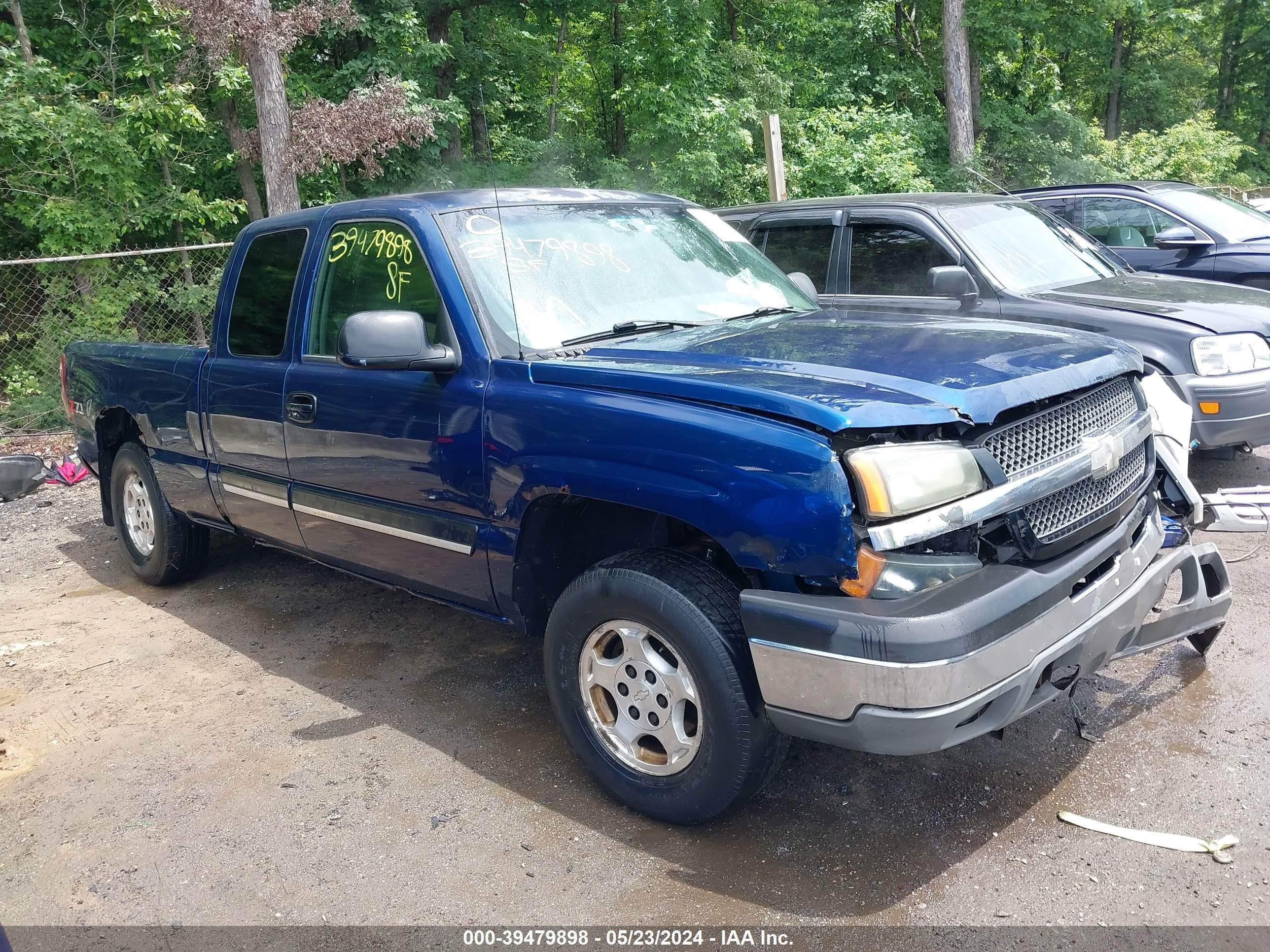 CHEVROLET SILVERADO 2003 1gcek19t63e293610