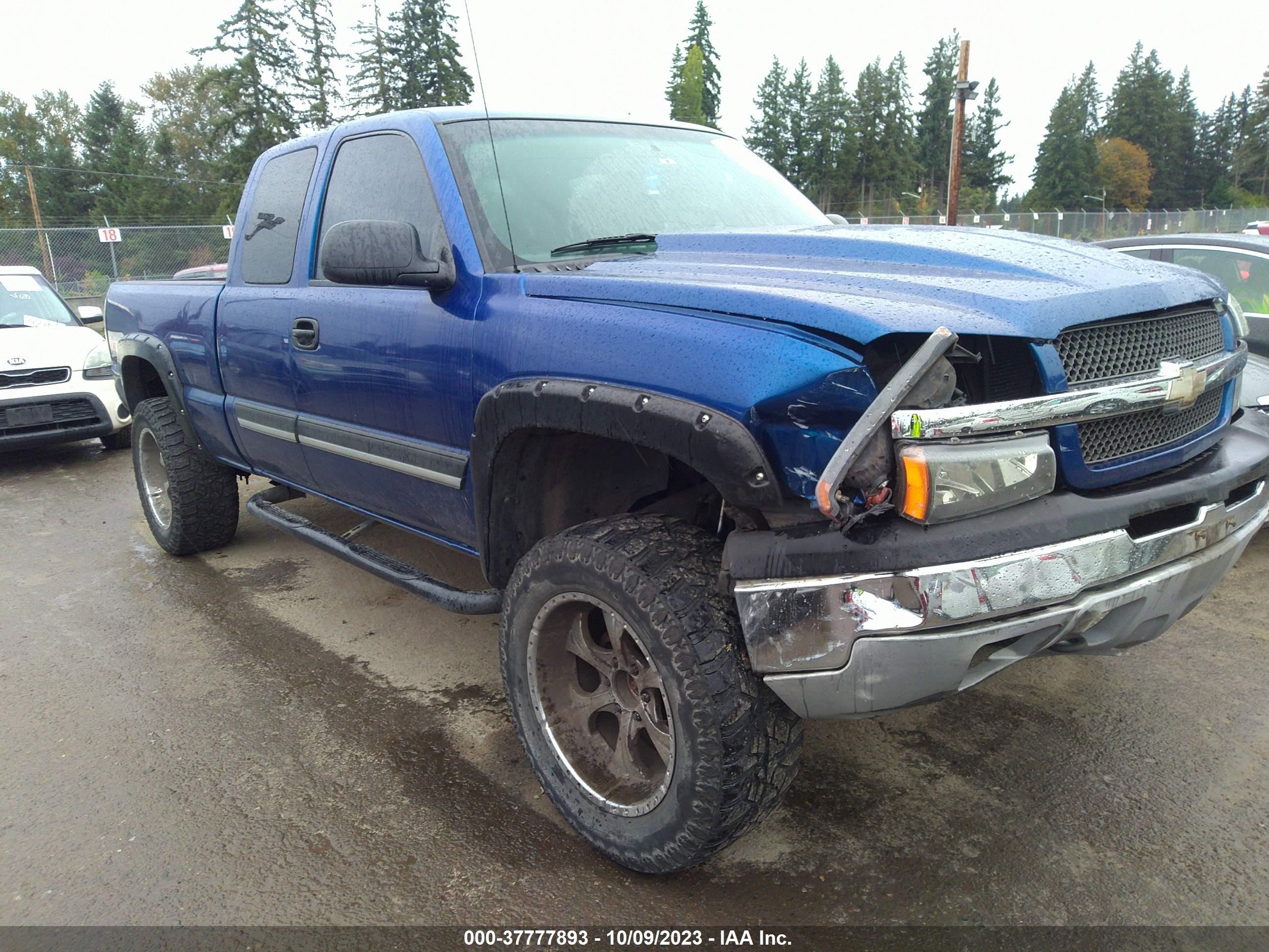 CHEVROLET SILVERADO 2004 1gcek19t64e113995