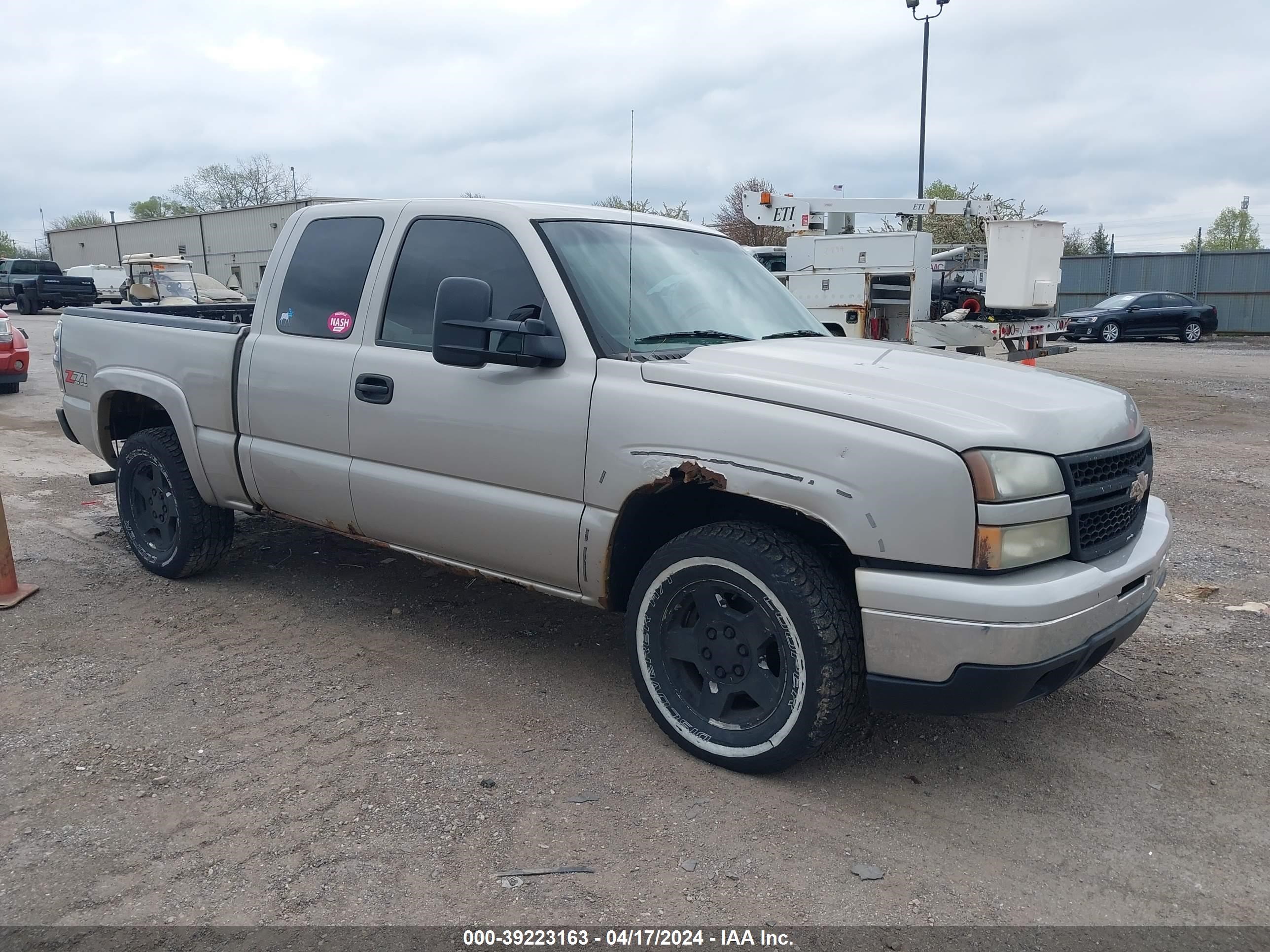 CHEVROLET SILVERADO 2006 1gcek19t66z155000