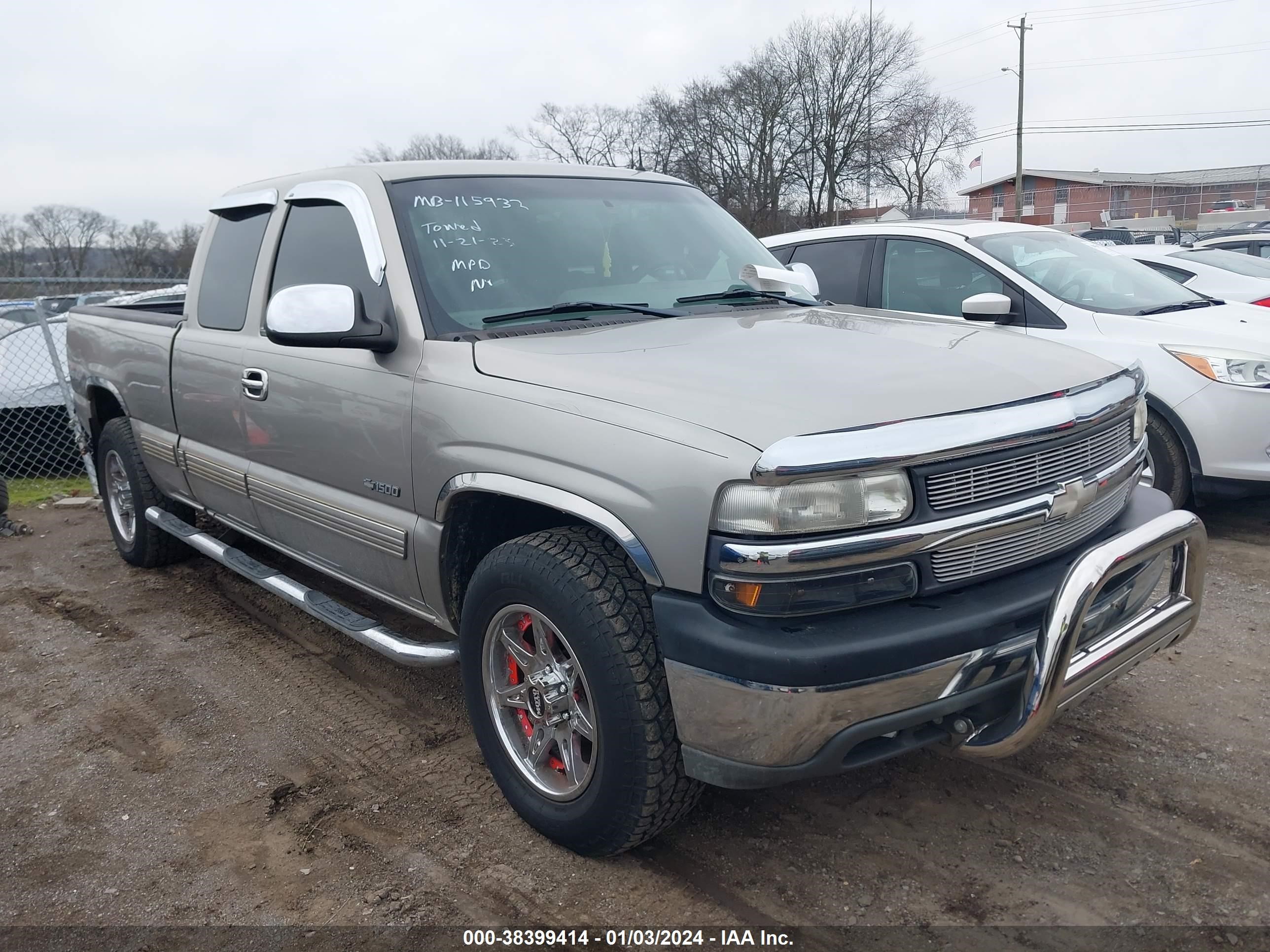 CHEVROLET SILVERADO 2002 1gcek19t72e115932