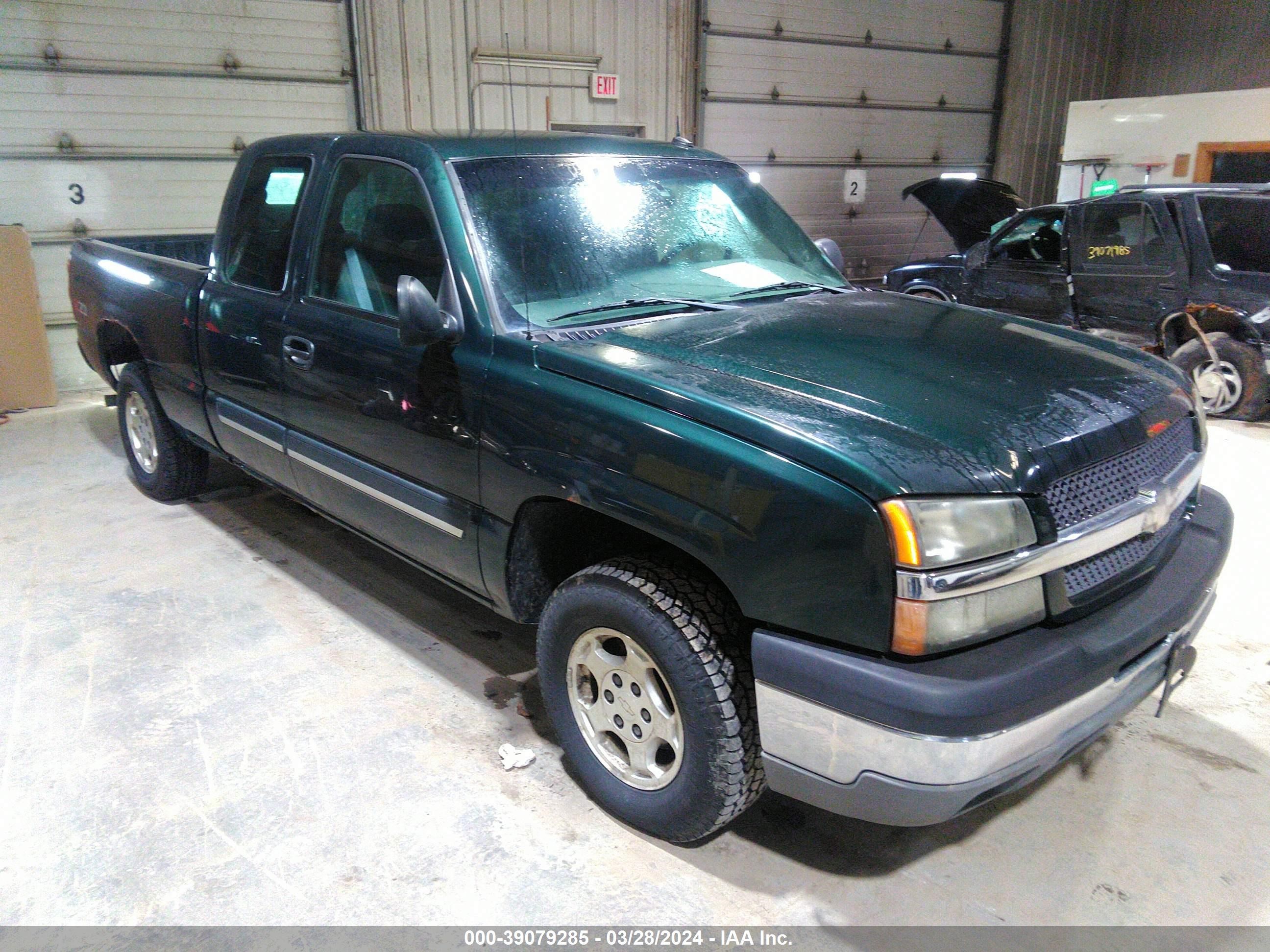 CHEVROLET SILVERADO 2003 1gcek19t73z164221