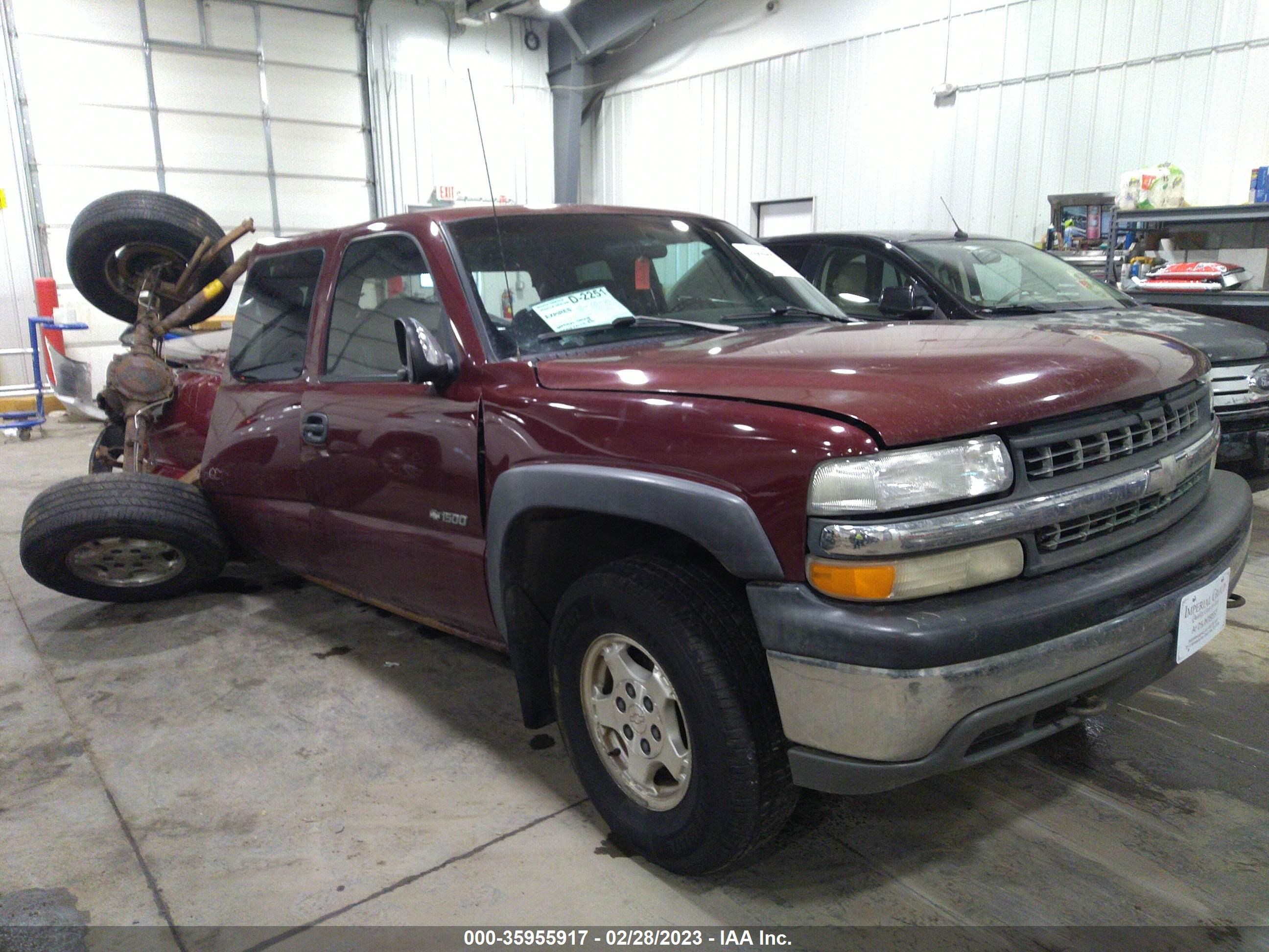 CHEVROLET SILVERADO 1999 1gcek19t7xe206612