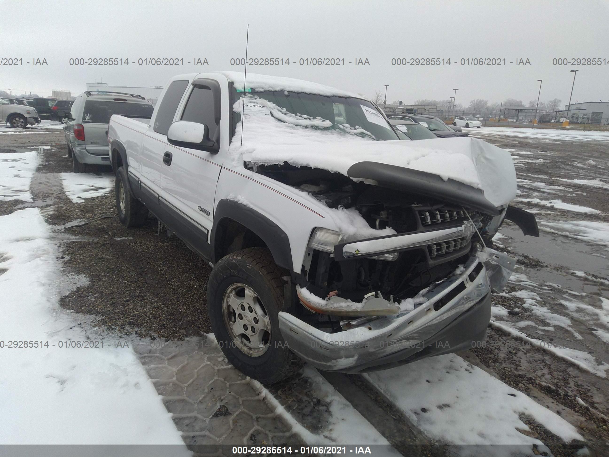 CHEVROLET SILVERADO 1999 1gcek19t7xz188119