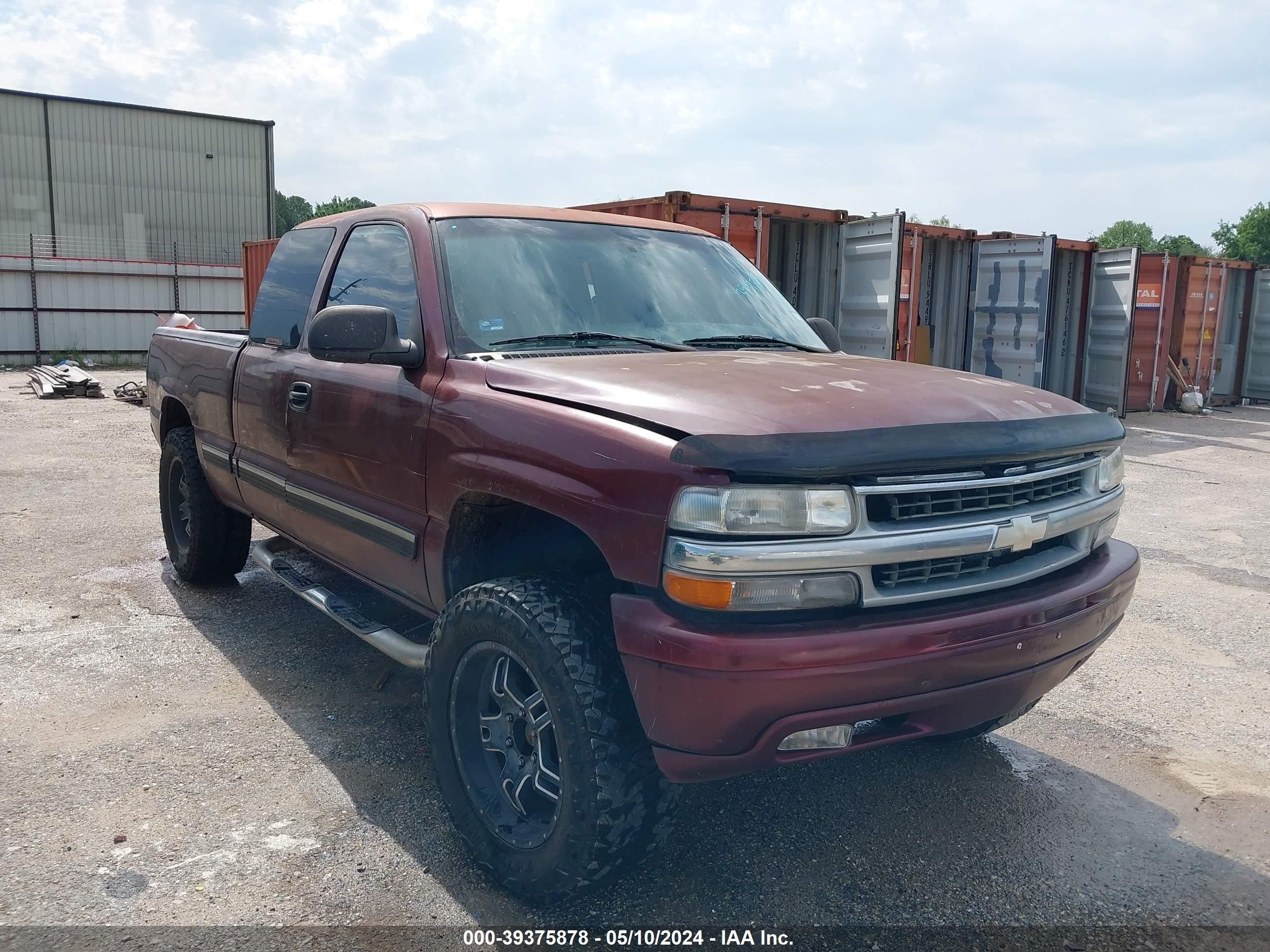 CHEVROLET SILVERADO 2000 1gcek19t7ye298726