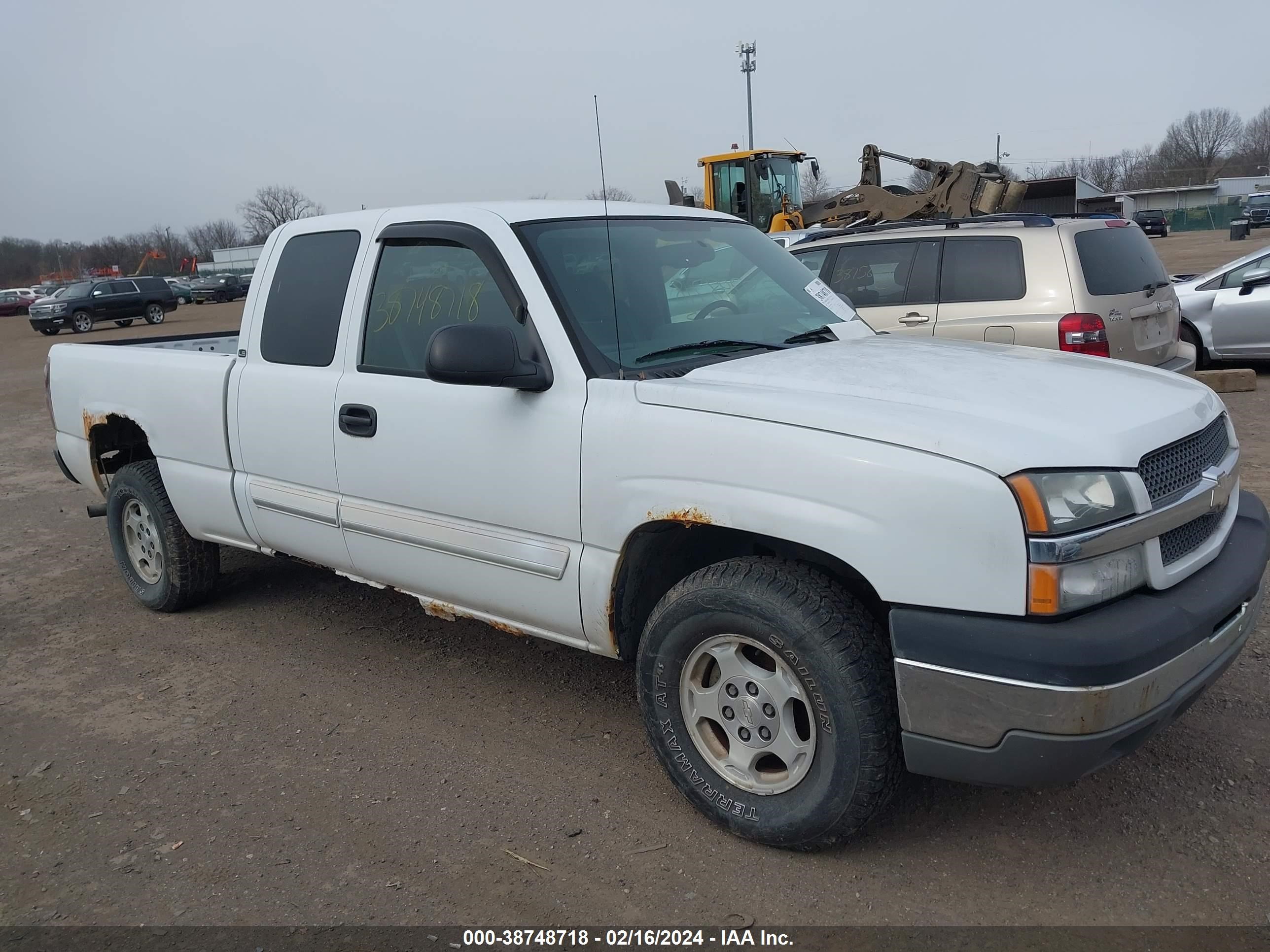 CHEVROLET SILVERADO 2004 1gcek19t84e403462