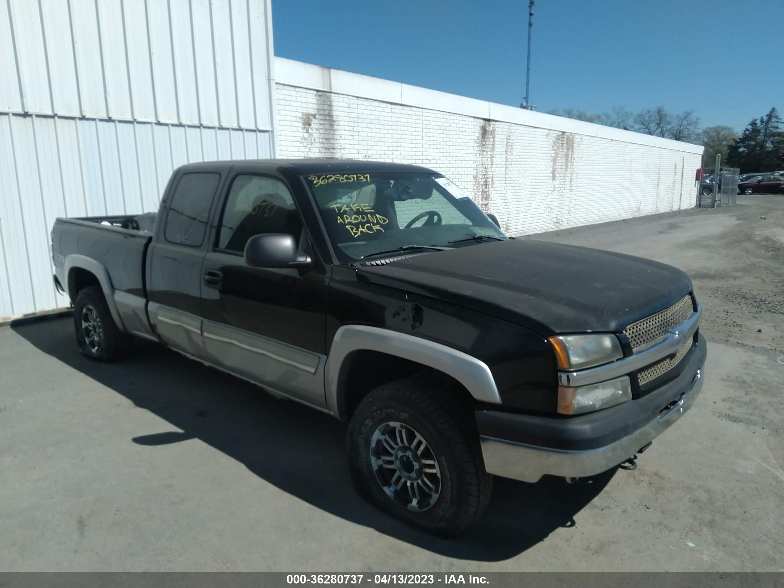 CHEVROLET SILVERADO 2004 1gcek19t94z347024