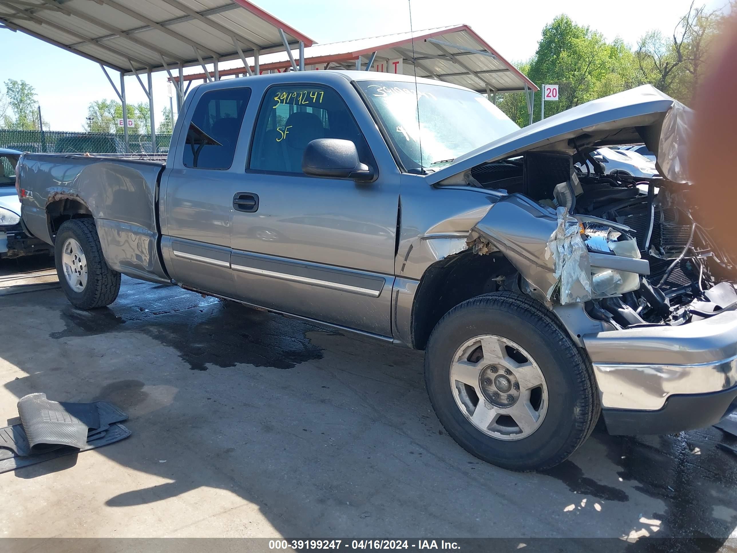 CHEVROLET SILVERADO 2006 1gcek19t96e129322