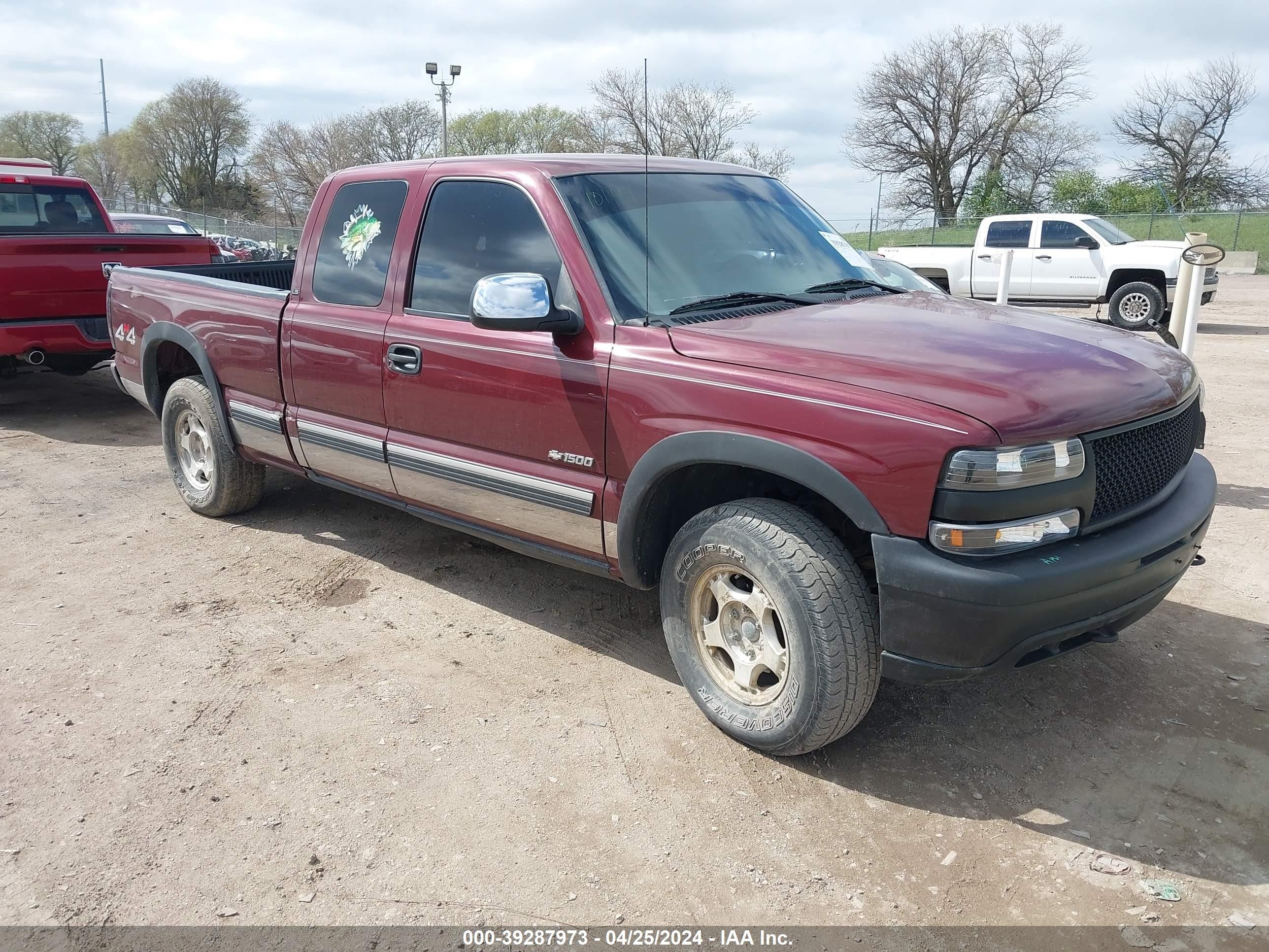 CHEVROLET SILVERADO 2000 1gcek19t9ye155647