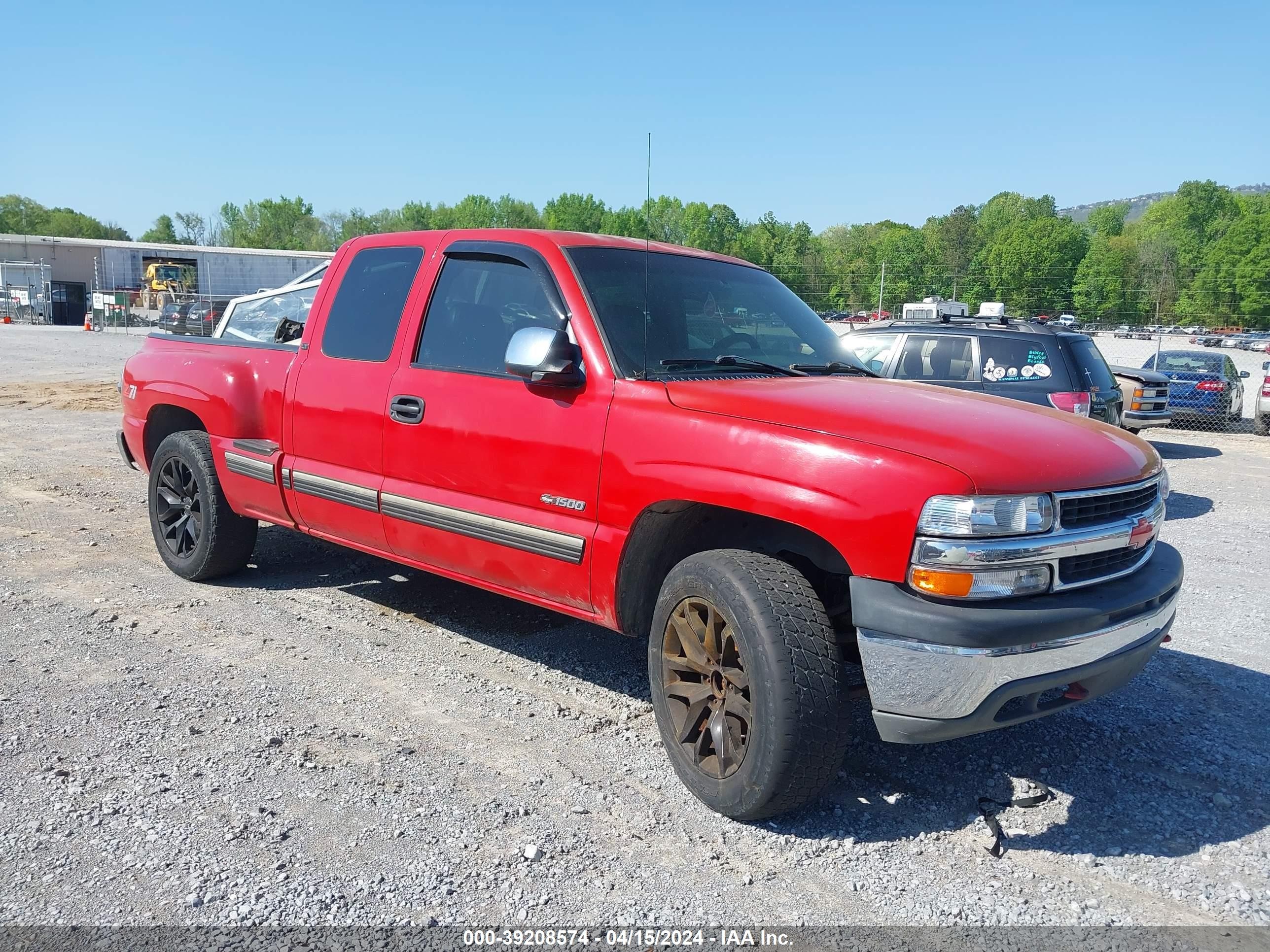 CHEVROLET SILVERADO 2000 1gcek19t9yz302459