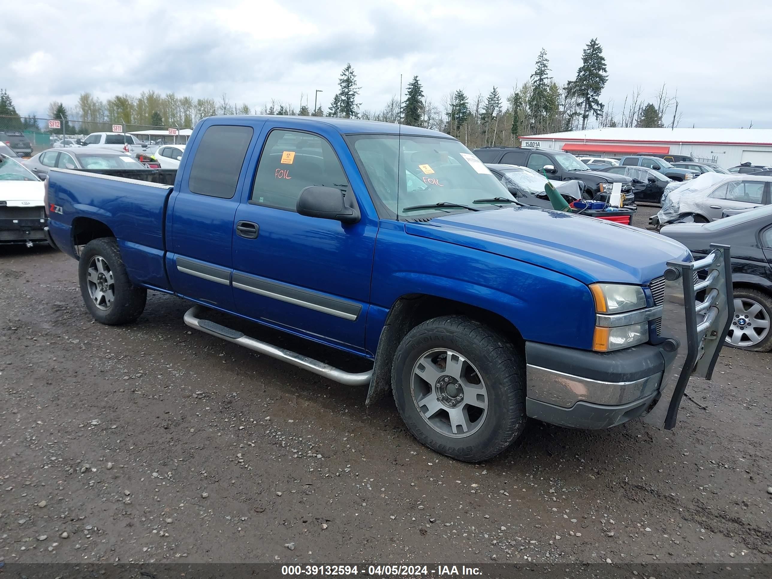 CHEVROLET SILVERADO 2004 1gcek19tx4e362445