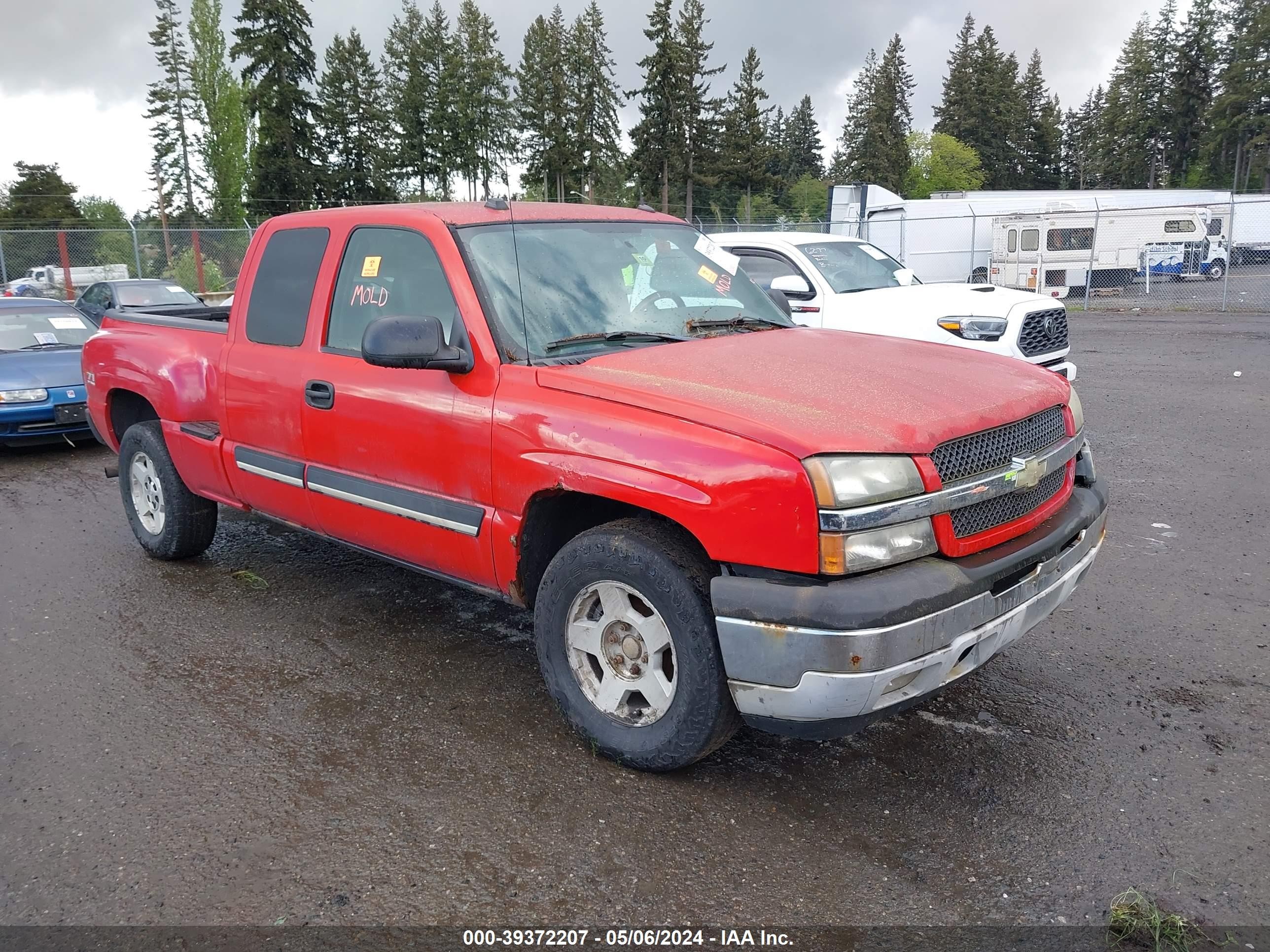 CHEVROLET SILVERADO 2005 1gcek19tx5z199421