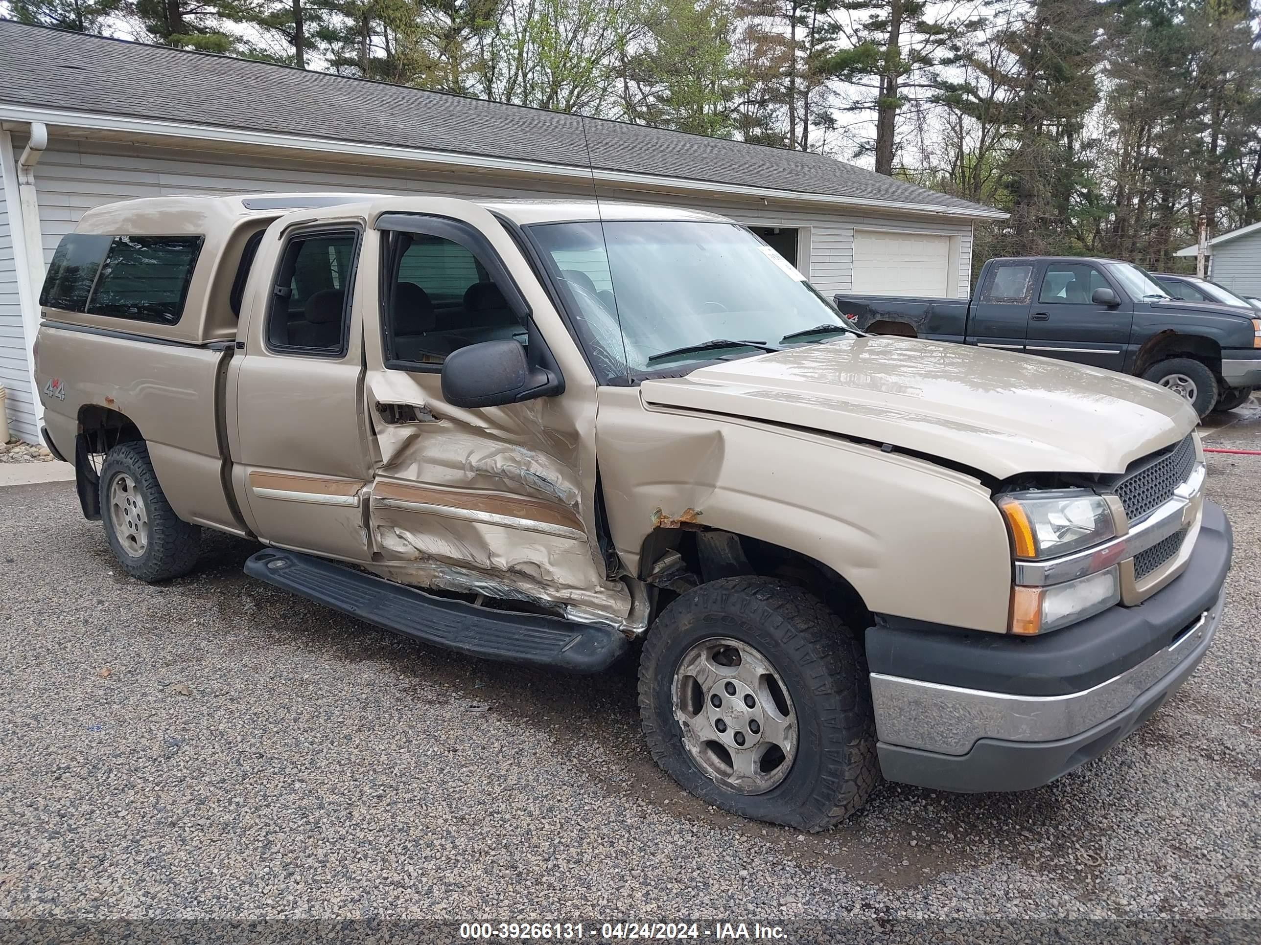 CHEVROLET SILVERADO 2004 1gcek19v14z307781