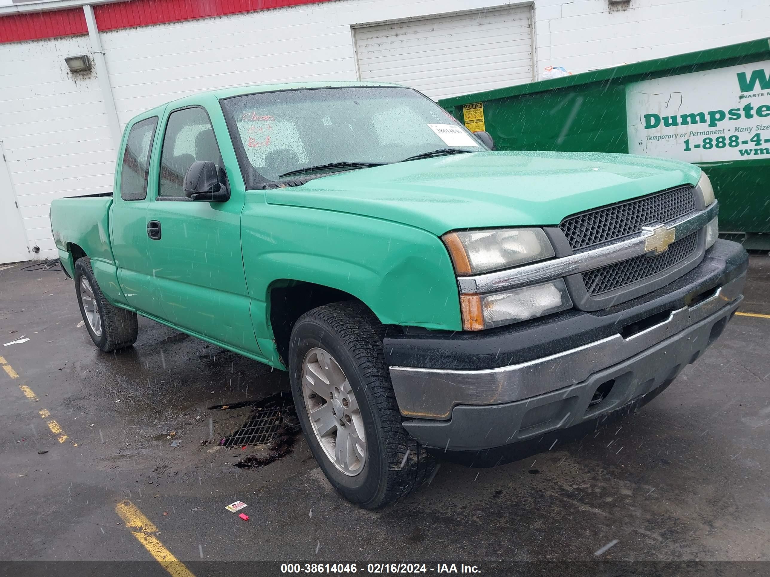 CHEVROLET SILVERADO 2005 1gcek19v35z299880