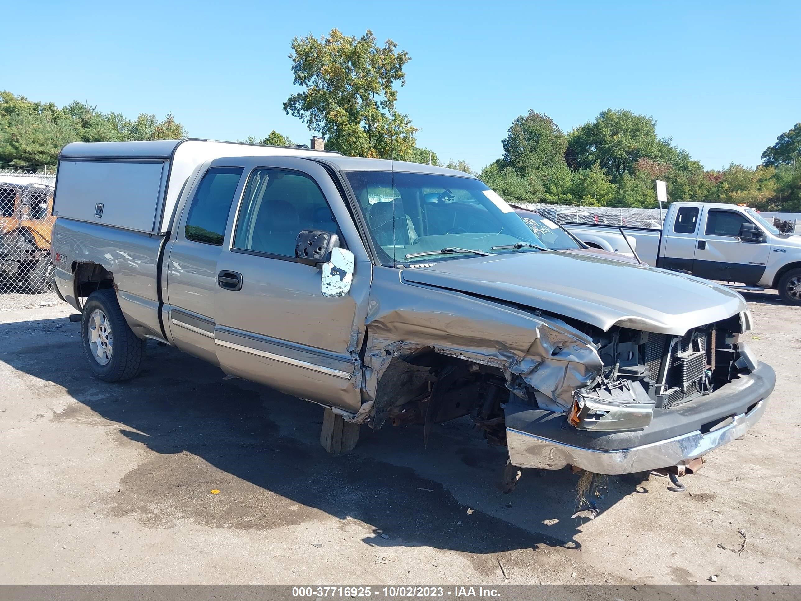 CHEVROLET SILVERADO 2003 1gcek19v43z274466