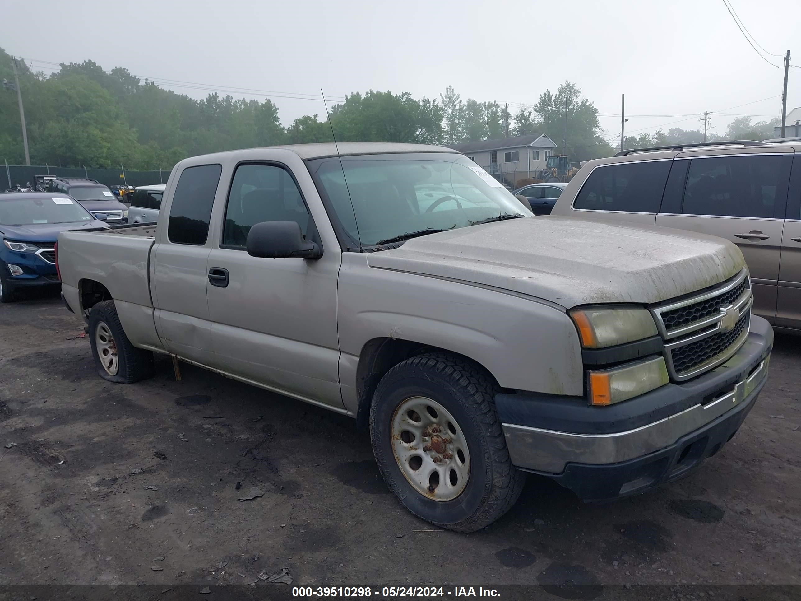 CHEVROLET SILVERADO 2006 1gcek19v66z144600