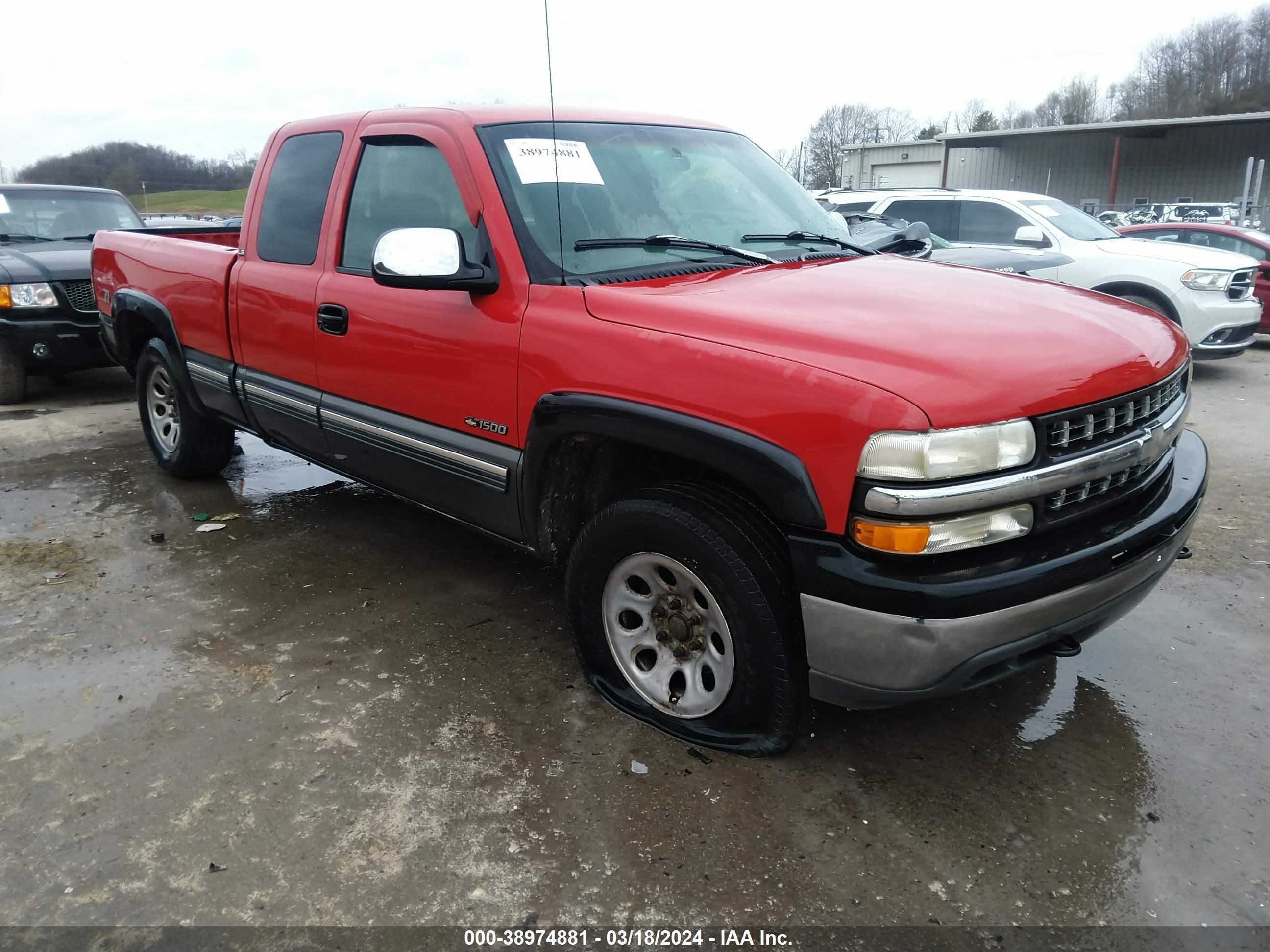 CHEVROLET SILVERADO 1999 1gcek19v6xe200205