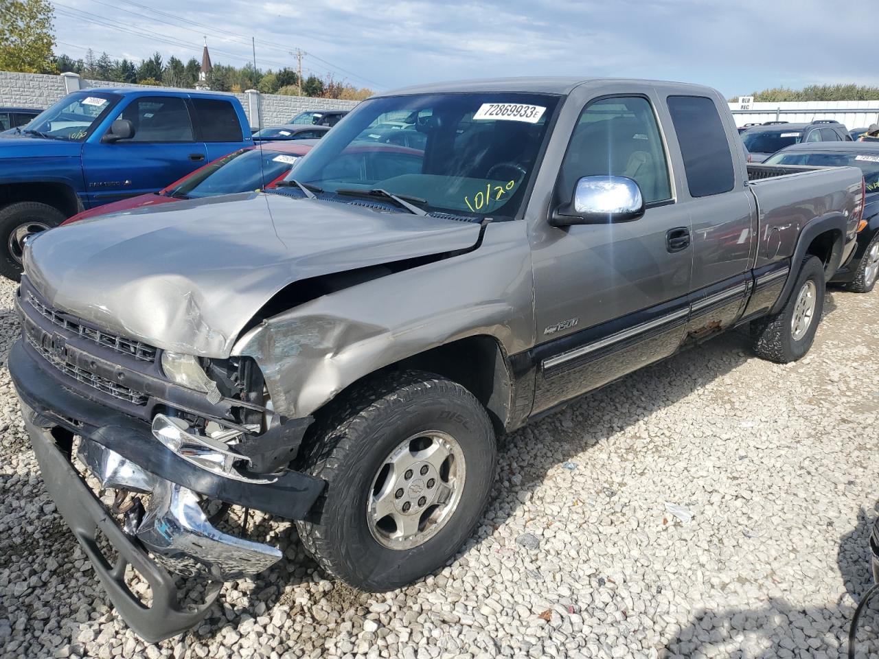 CHEVROLET SILVERADO 2002 1gcek19v72e118430