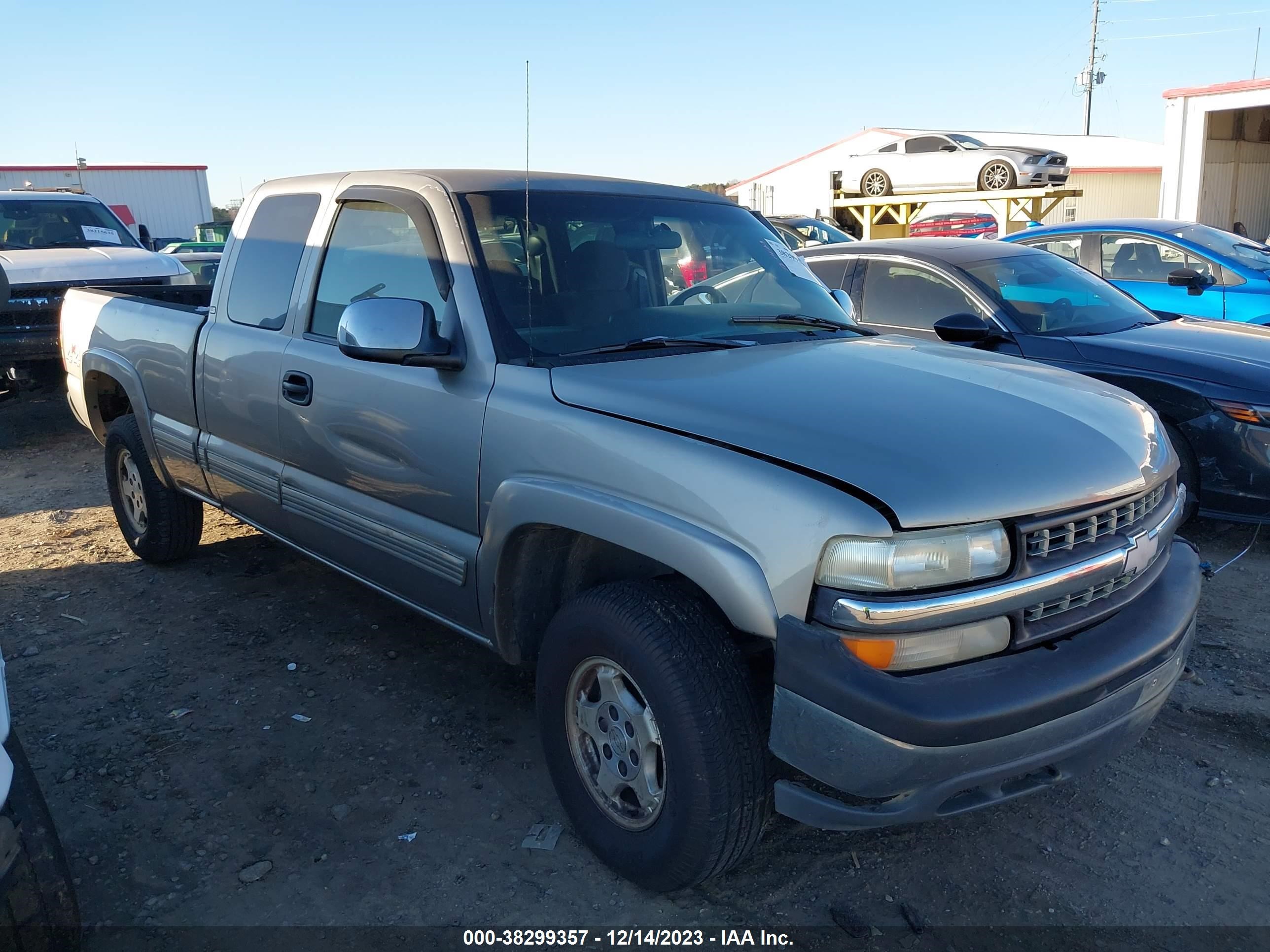 CHEVROLET SILVERADO 2000 1gcek19v9ye194174