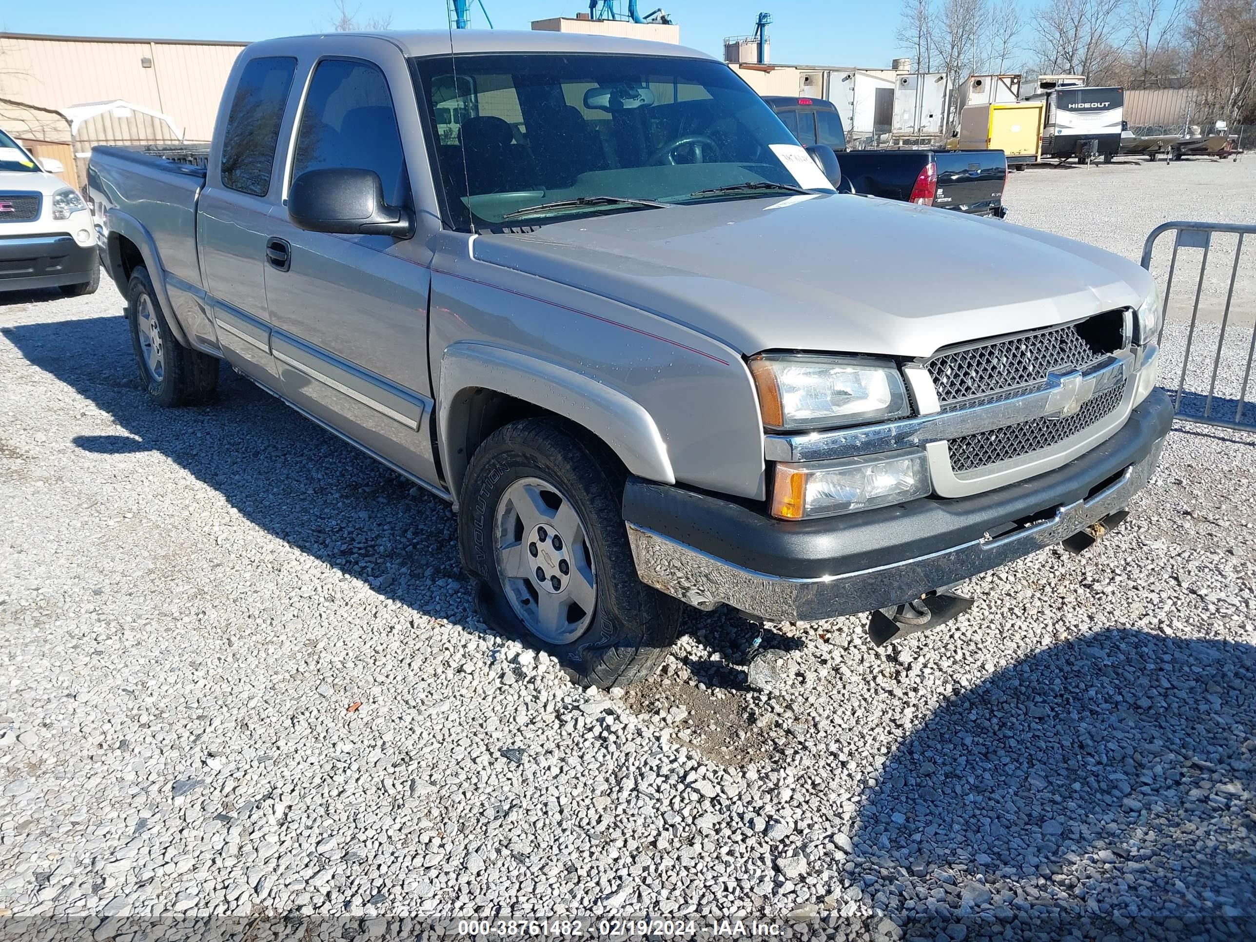 CHEVROLET SILVERADO 2005 1gcek19z15z236912