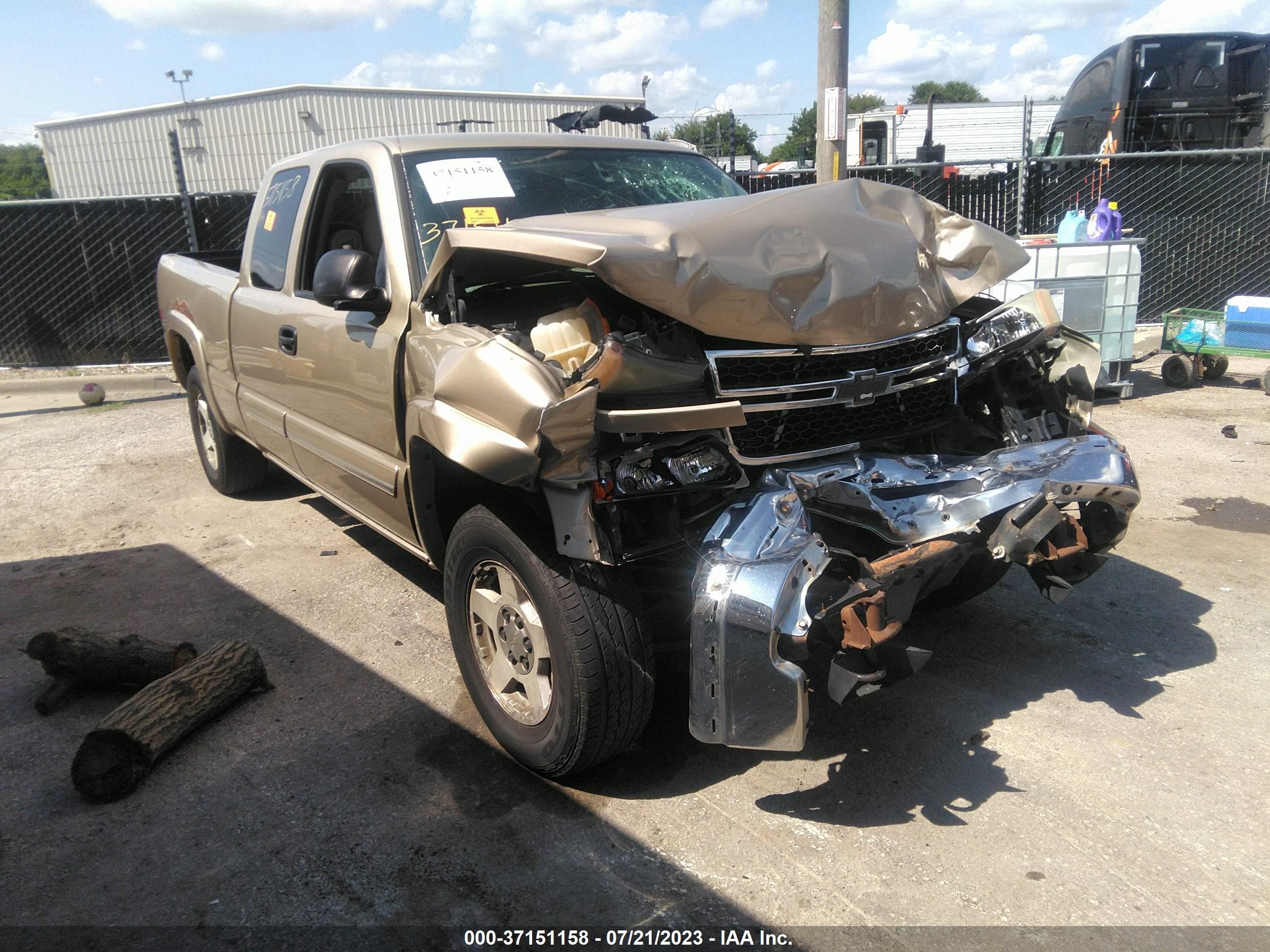 CHEVROLET SILVERADO 2006 1gcek19z36z170106