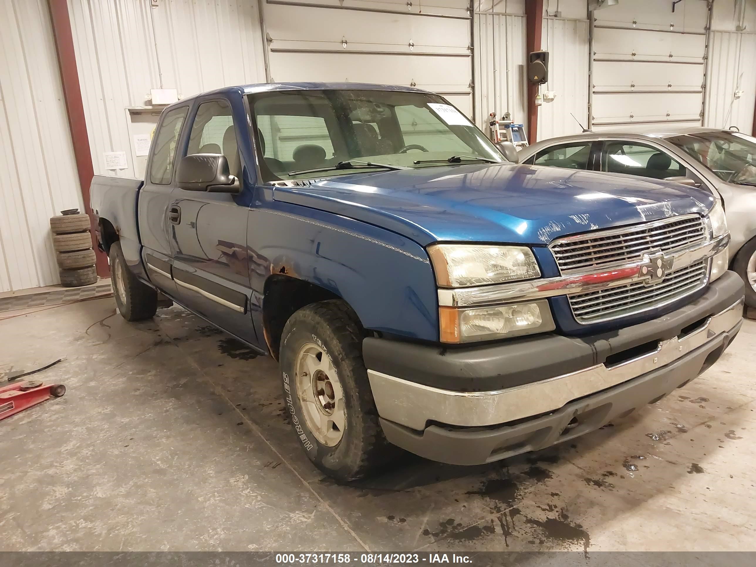 CHEVROLET SILVERADO 2004 1gcek19z64z233406