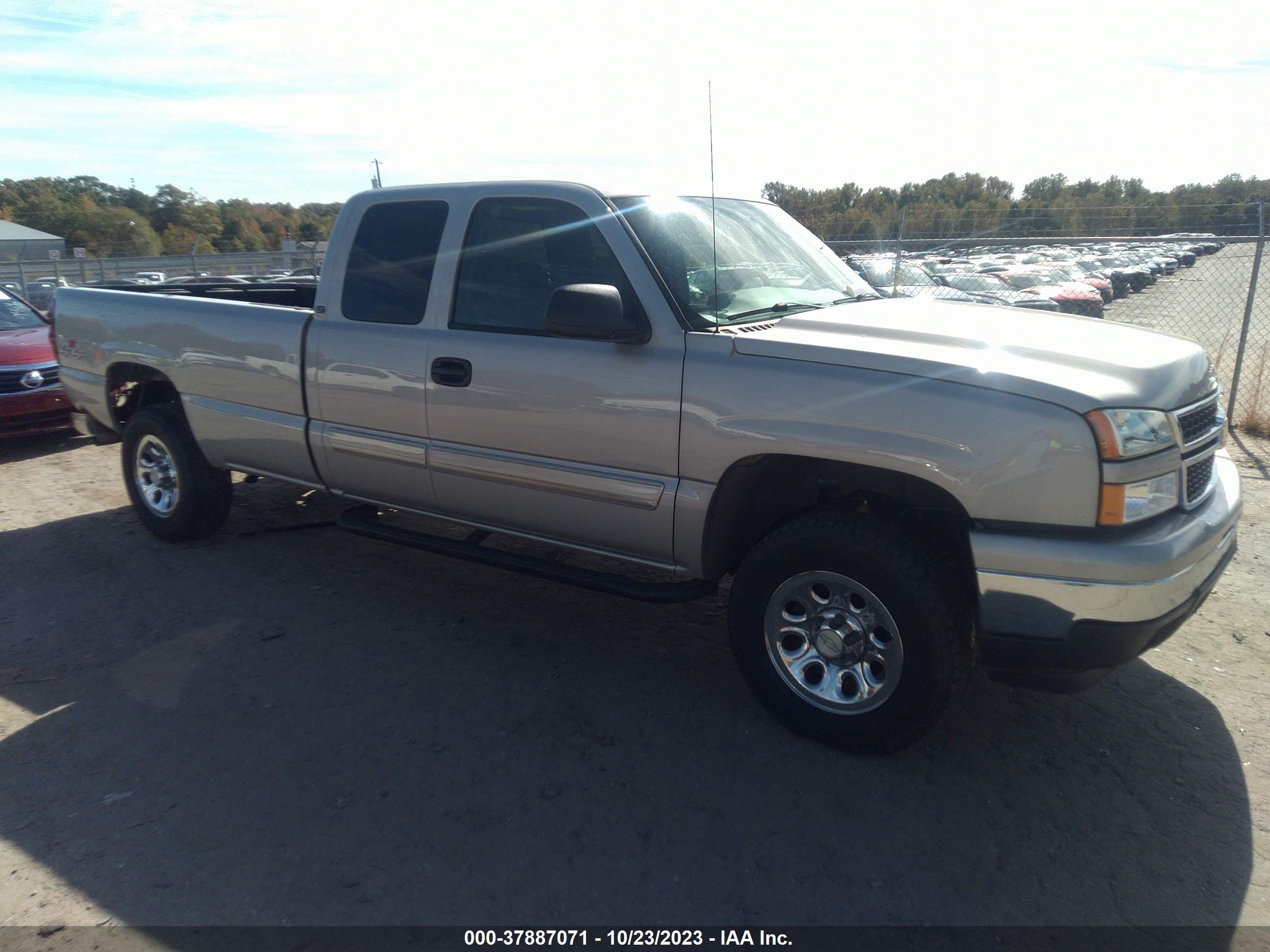 CHEVROLET SILVERADO 2006 1gcek19z96e248296