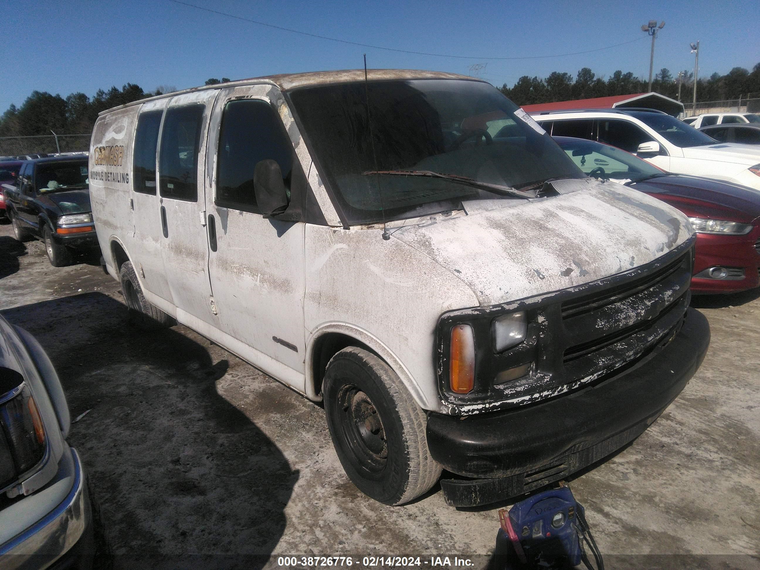 CHEVROLET EXPRESS 2000 1gcfg15w1y1176585