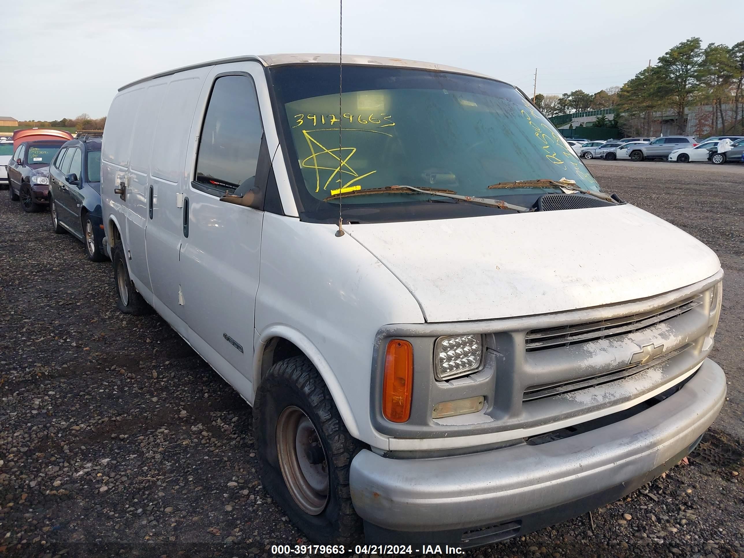 CHEVROLET EXPRESS 2002 1gcfg15wx21187737