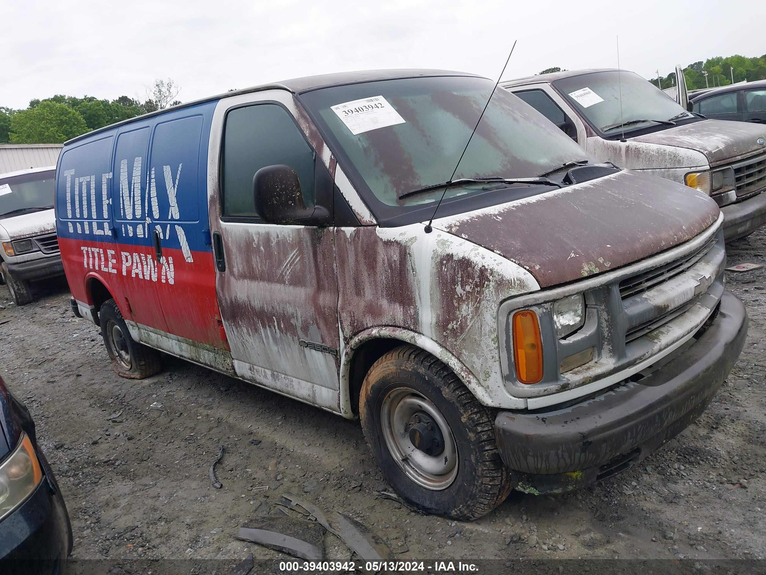 CHEVROLET EXPRESS 1999 1gcfg25m1x1086470