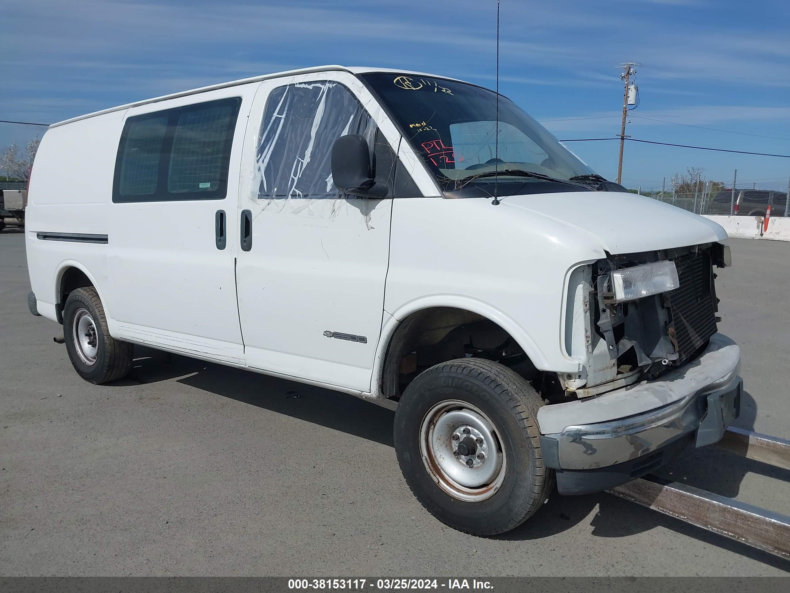 CHEVROLET EXPRESS 2000 1gcfg25r3y1258088