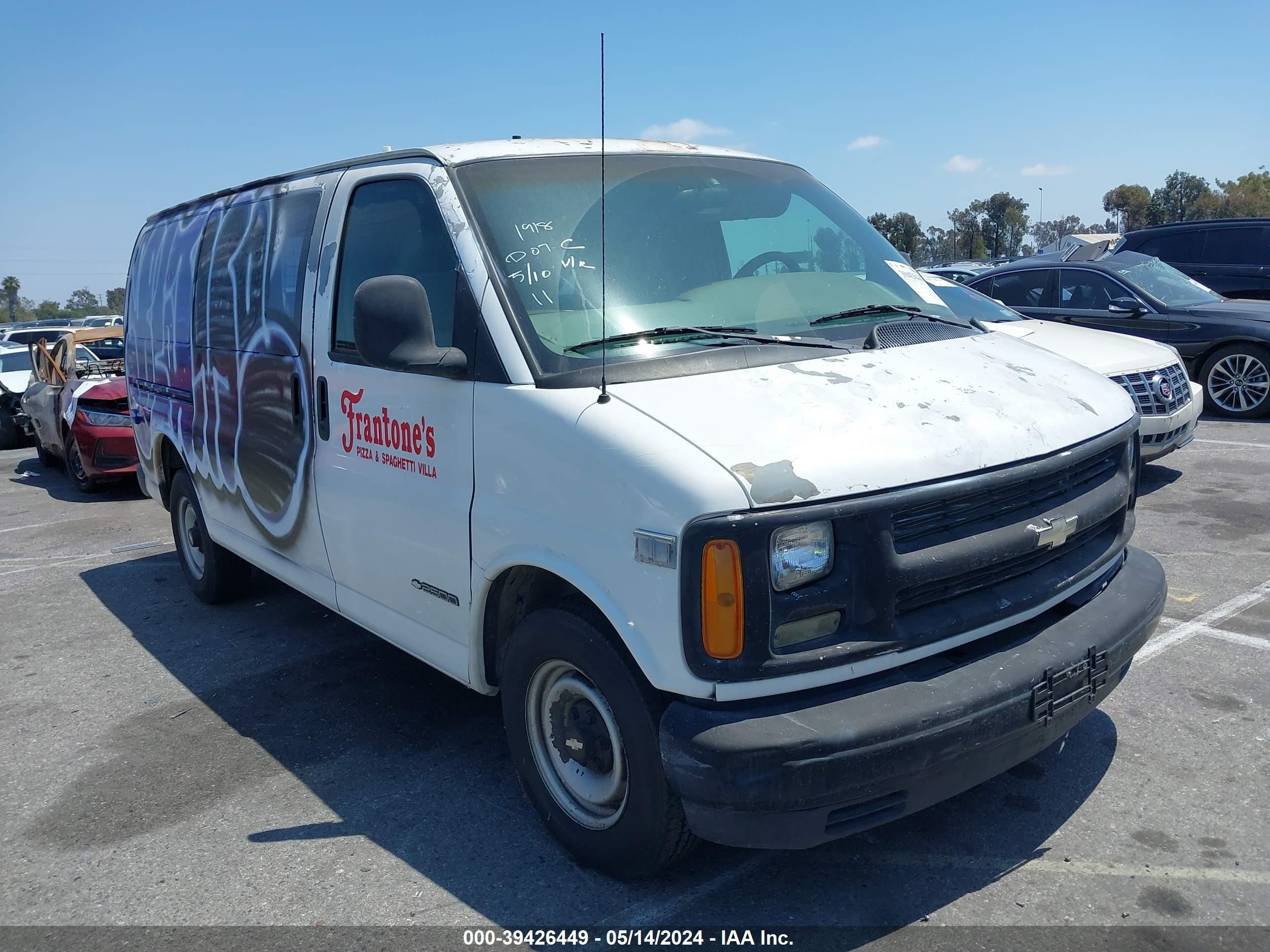 CHEVROLET EXPRESS 1999 1gcfg25w5x1097537