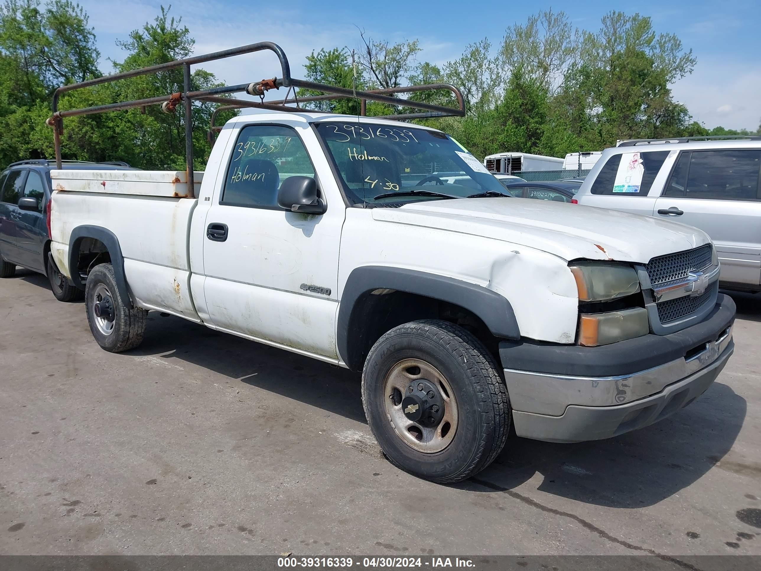 CHEVROLET SILVERADO 2003 1gcgc24u23z343424