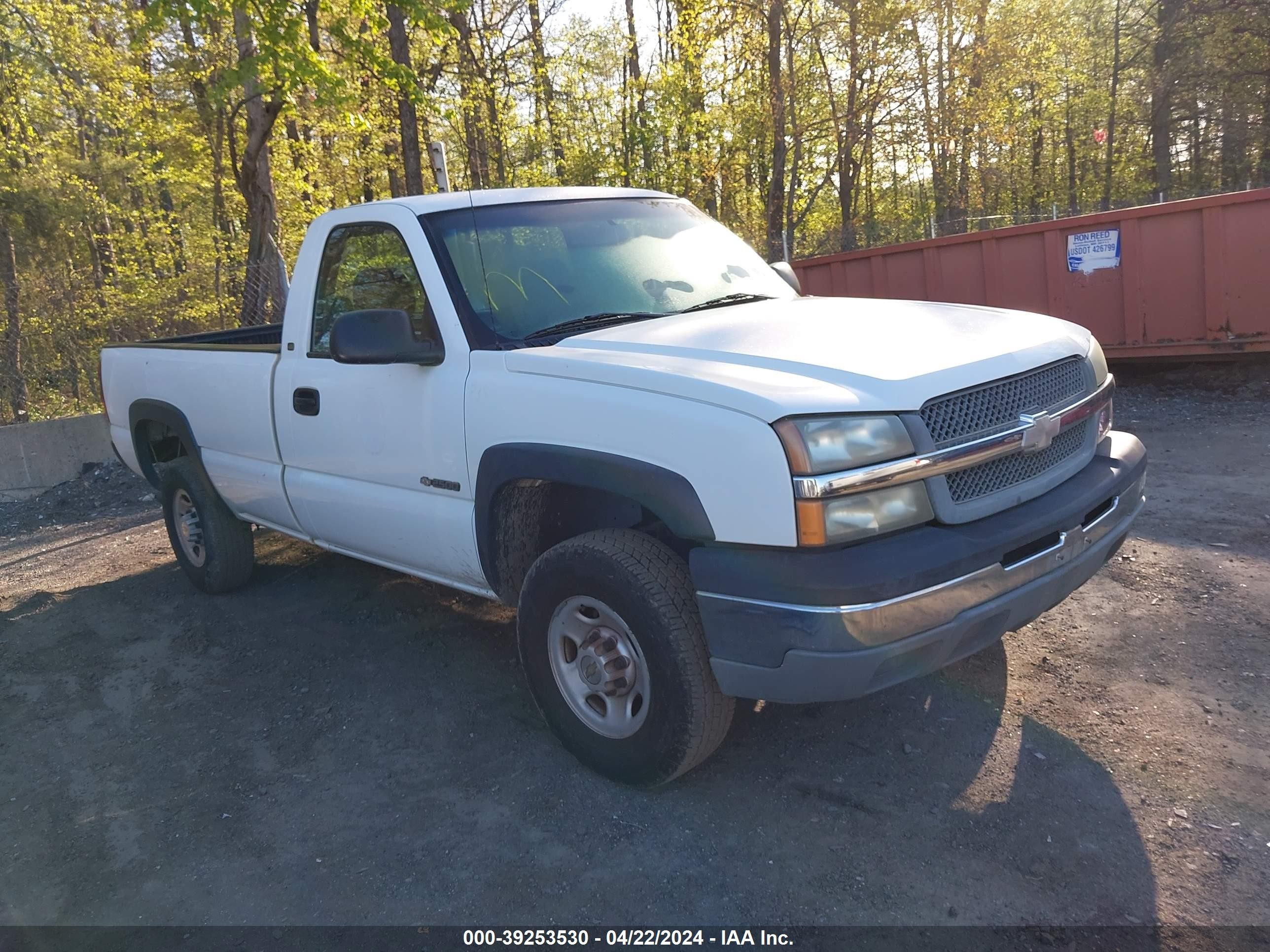 CHEVROLET SILVERADO 2003 1gcgc24u43z223835