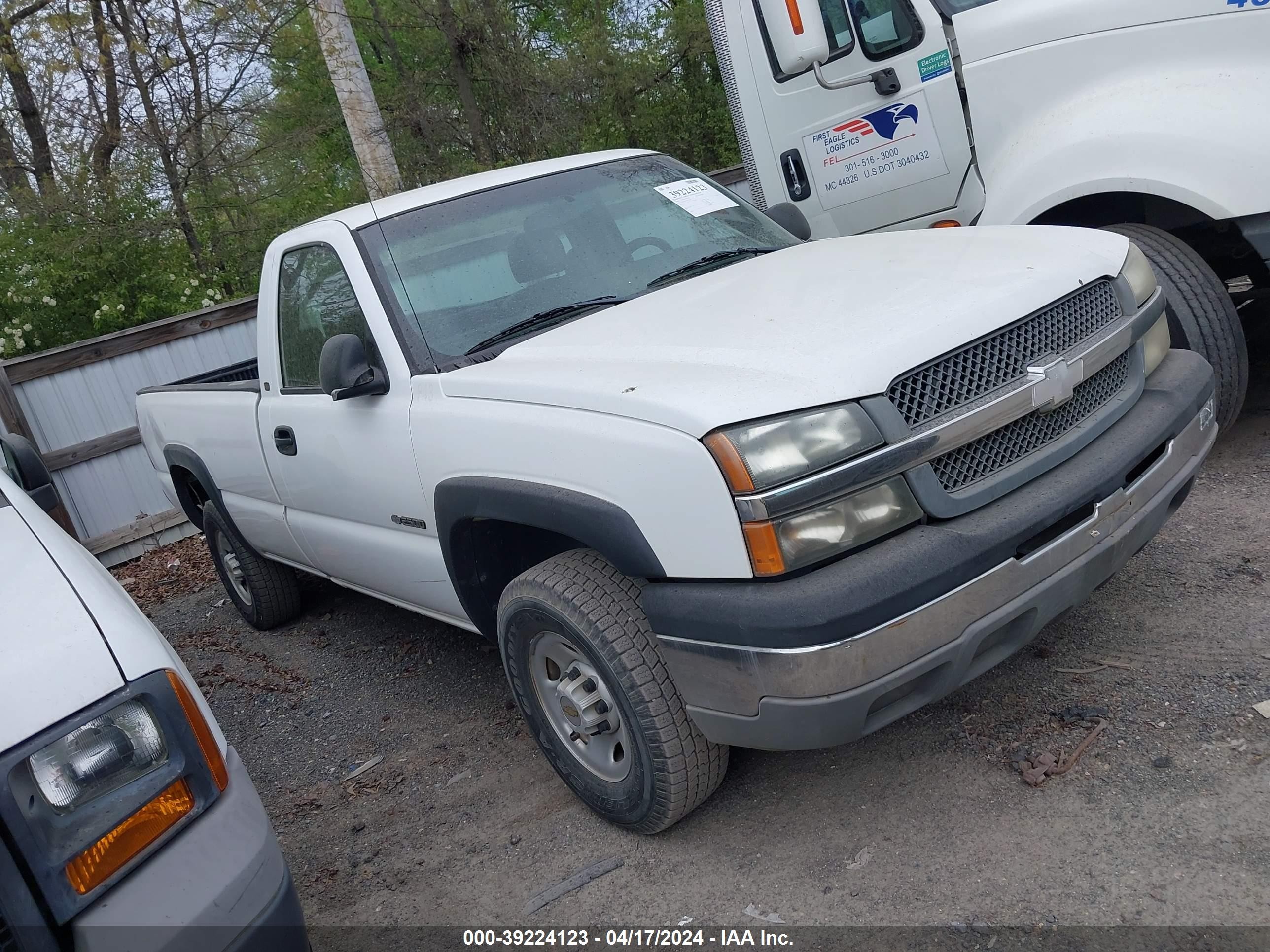 CHEVROLET SILVERADO 2003 1gcgc24u53z227456