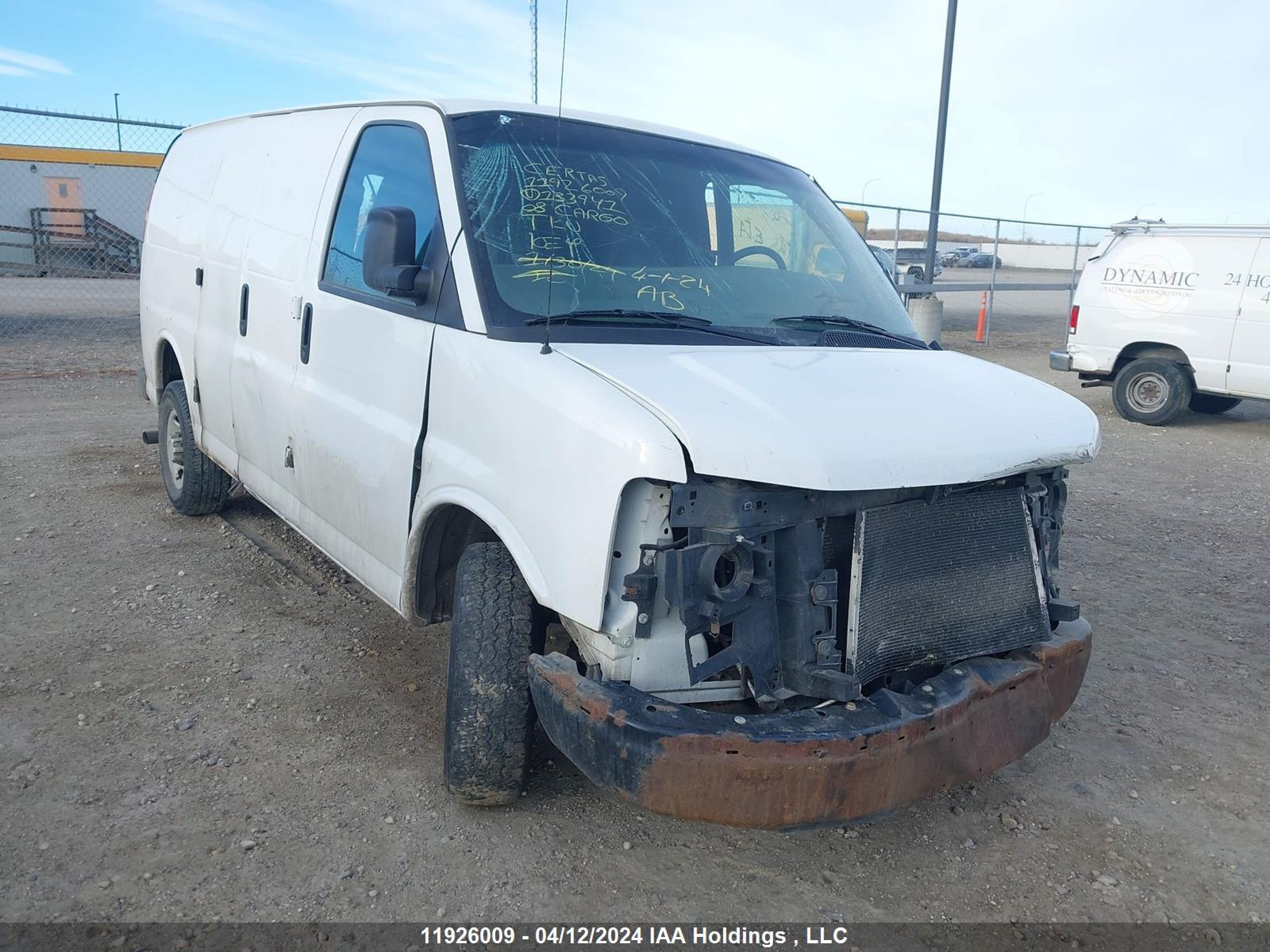 CHEVROLET EXPRESS 2008 1gcgg25cx81183941