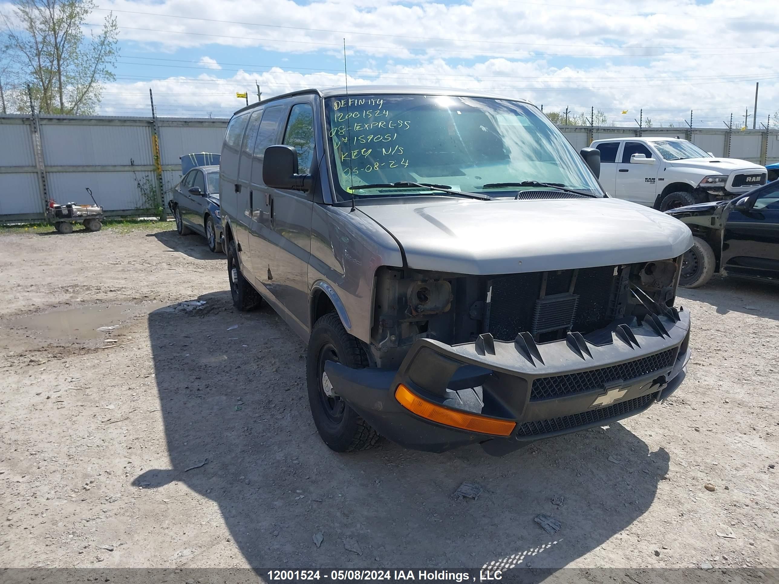 CHEVROLET EXPRESS 2008 1gcgg25k181159051