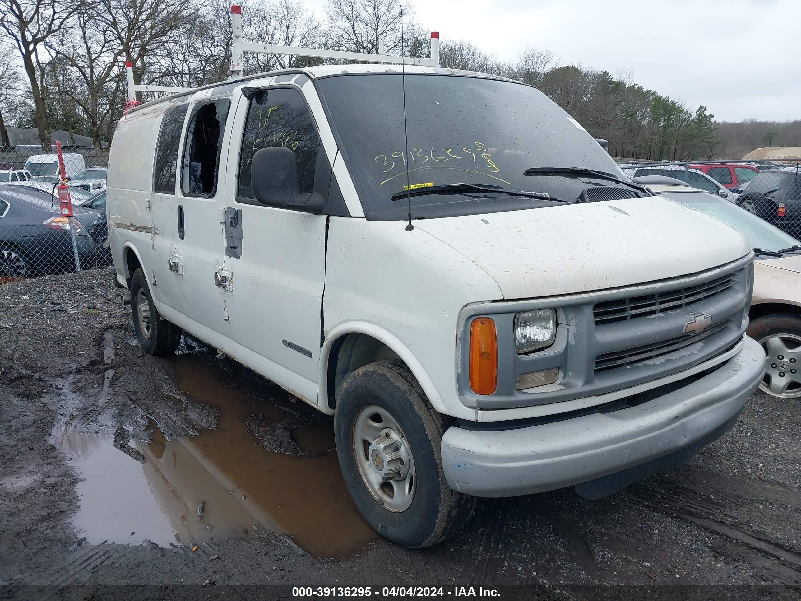 CHEVROLET EXPRESS 2001 1gcgg25rx11103225