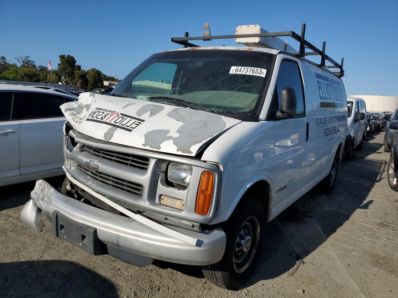 CHEVROLET EXPRESS 2000 1gcgg25rxy1279895