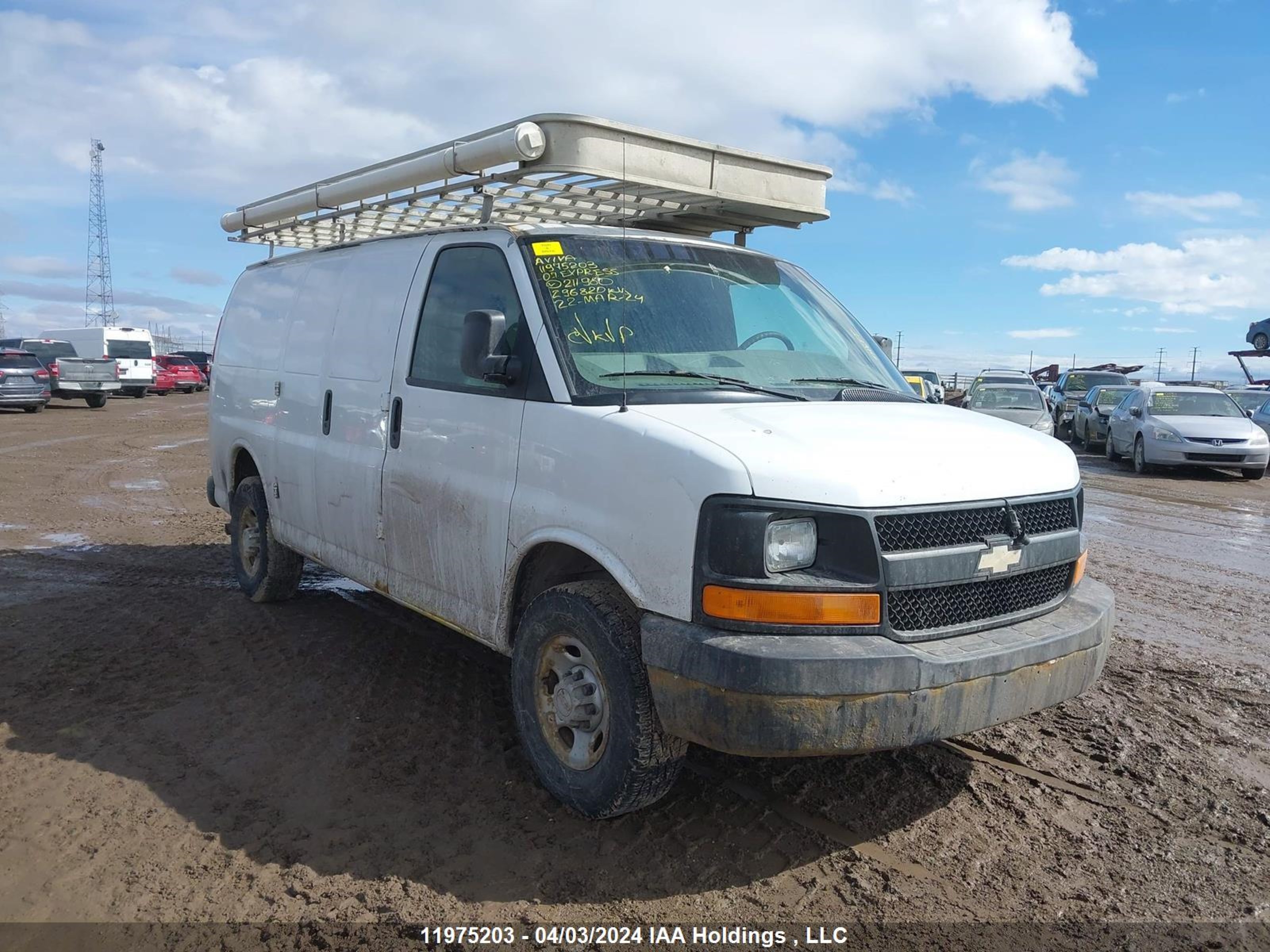 CHEVROLET EXPRESS 2007 1gcgg25v271211960